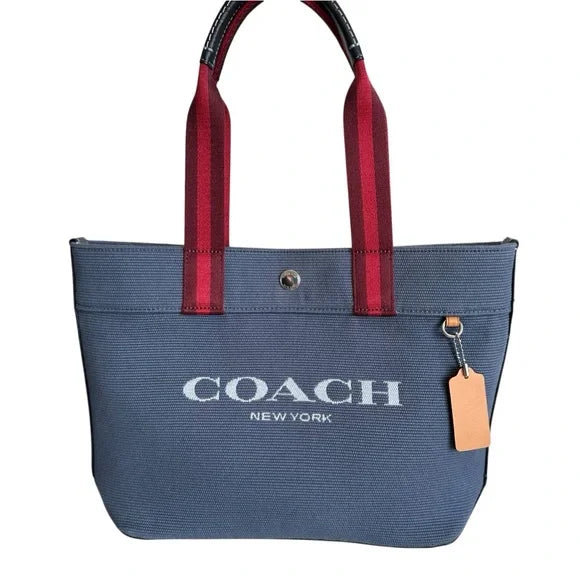 バッグ COACH Tote Bag Canvas Logo Denim scarf COACH Denim Large Tote Canvas – Alora Collections