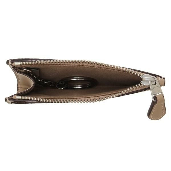COACH Mini Skinny Id Case In Signature Canvas - Sand Taupe