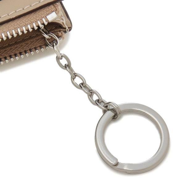 COACH Mini Skinny Id Case In Signature Canvas - Sand Taupe