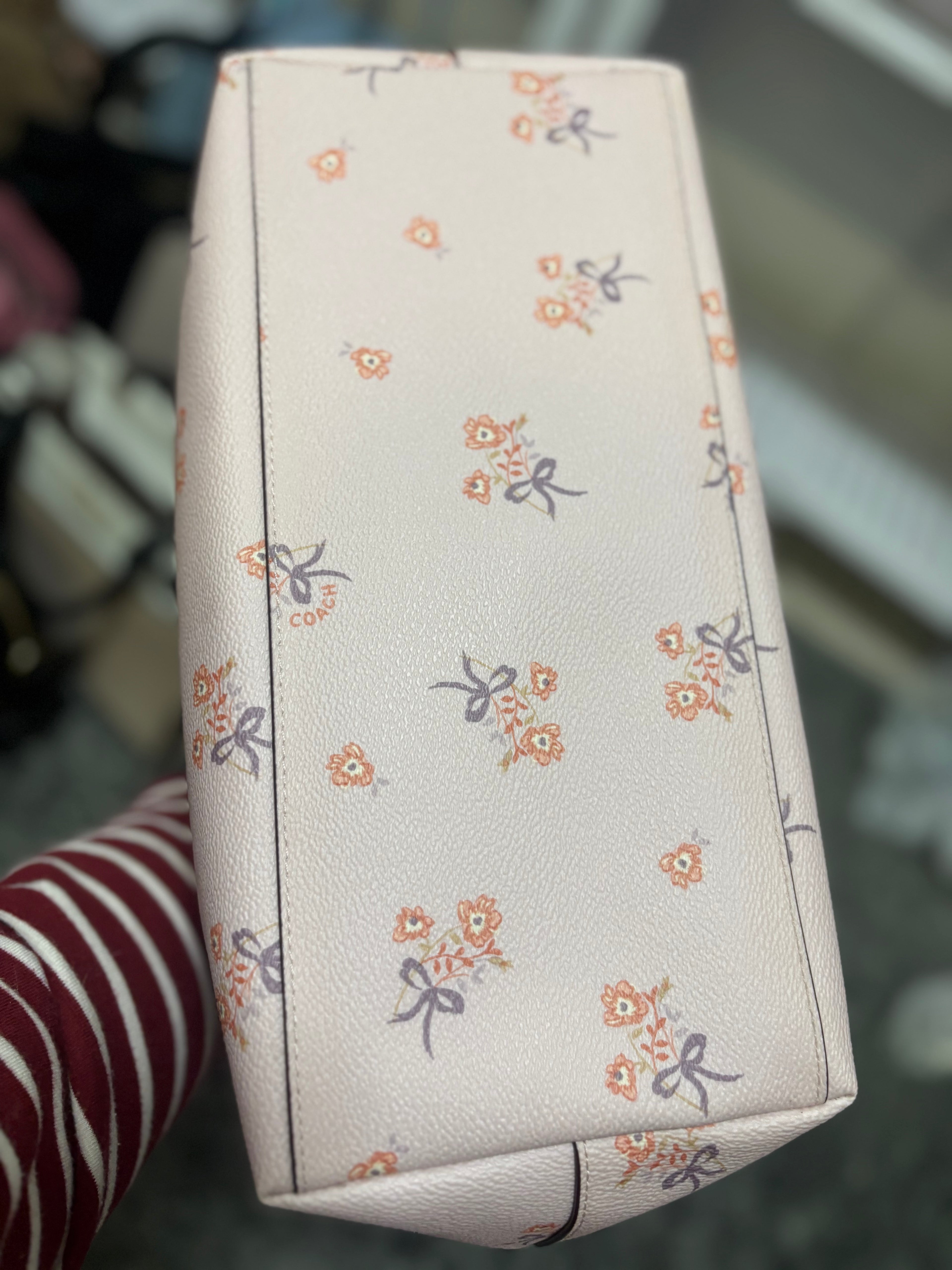 COACH Taylor Tote With Floral Bow Print
