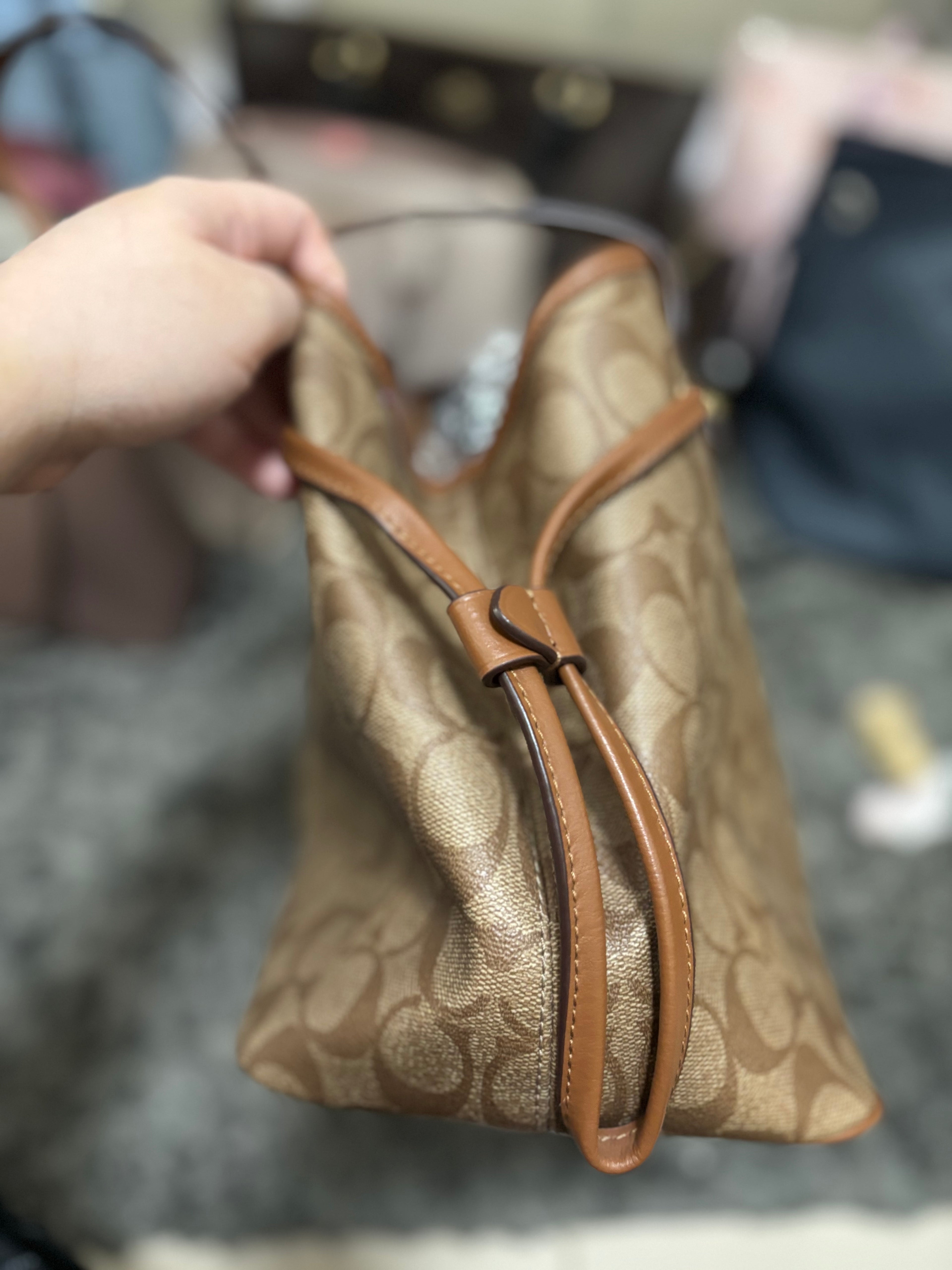 COACH Drawstring Carryall in Signature