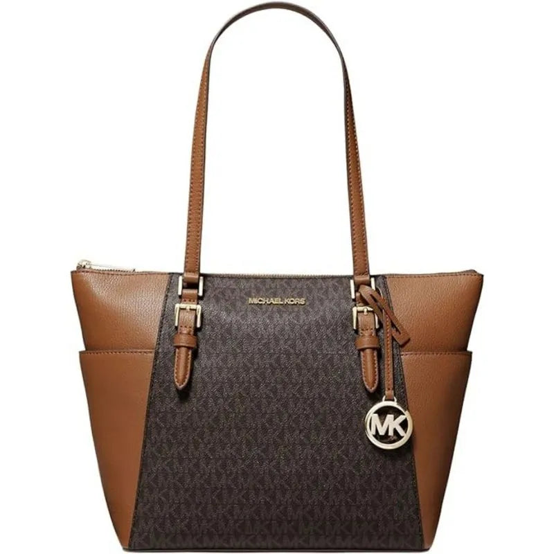 MICHAEL KORS Charlotte Signature Top Zip Tote