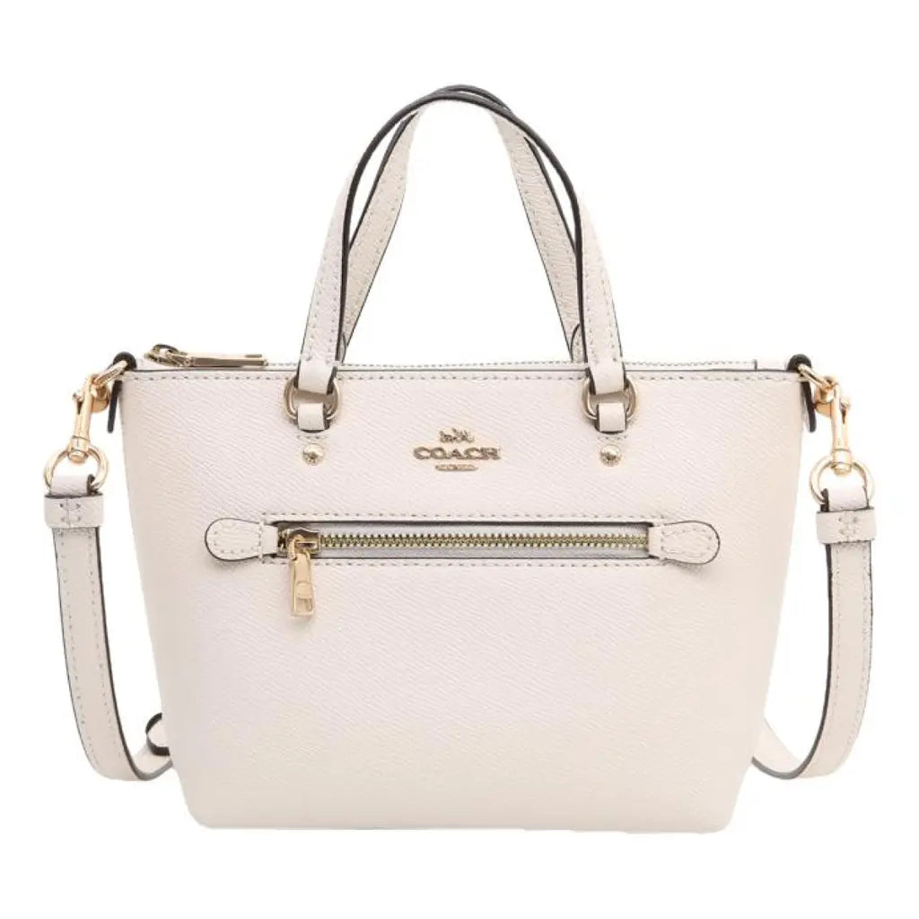 COACH Mini Gallery Crossbody Gold/Chalk