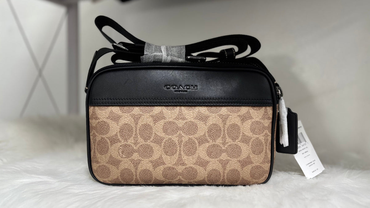 Graham Crossbody Bag In Signature Canvas Brown