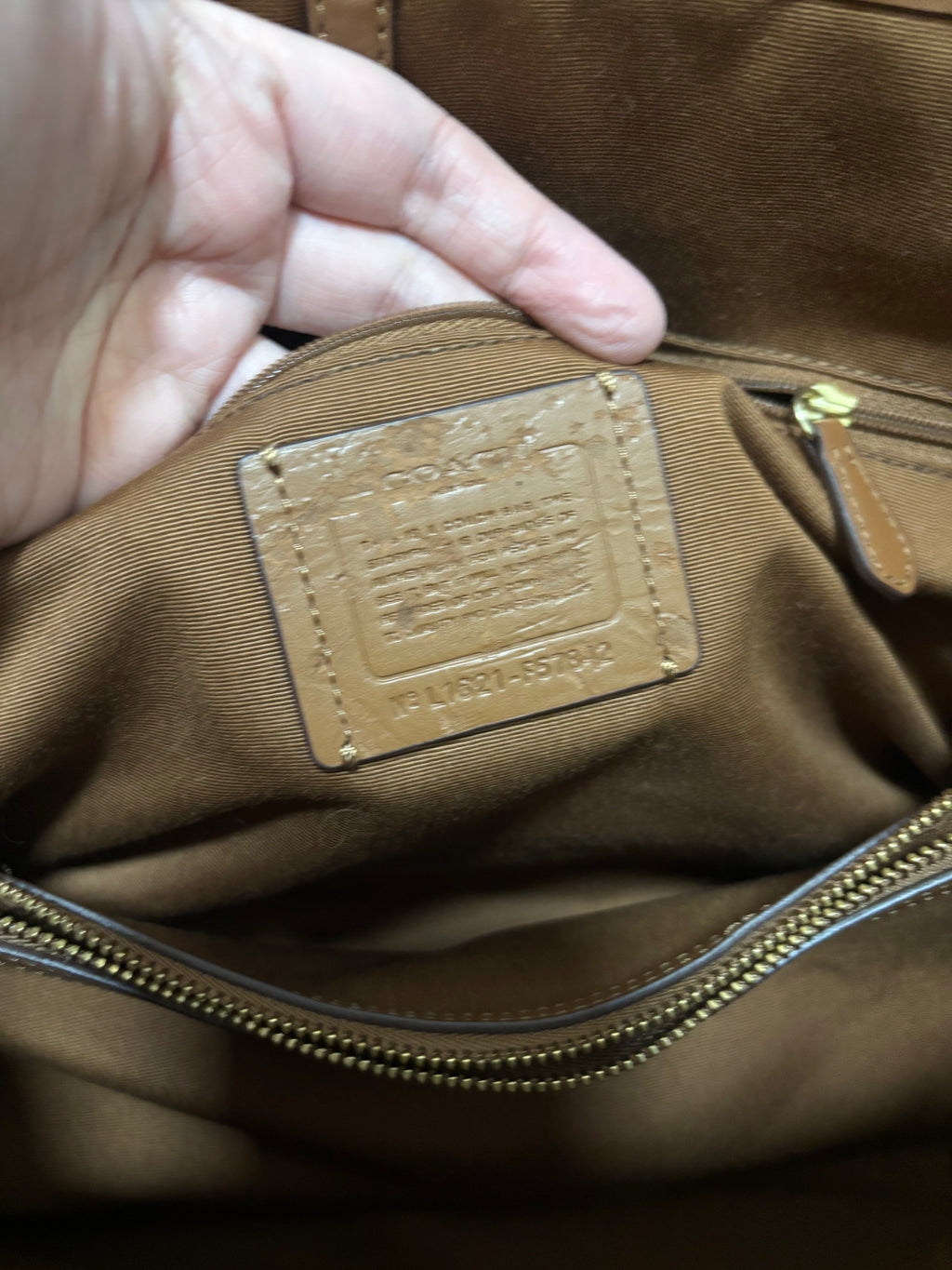 COACH Drawstring Carryall in Signature
