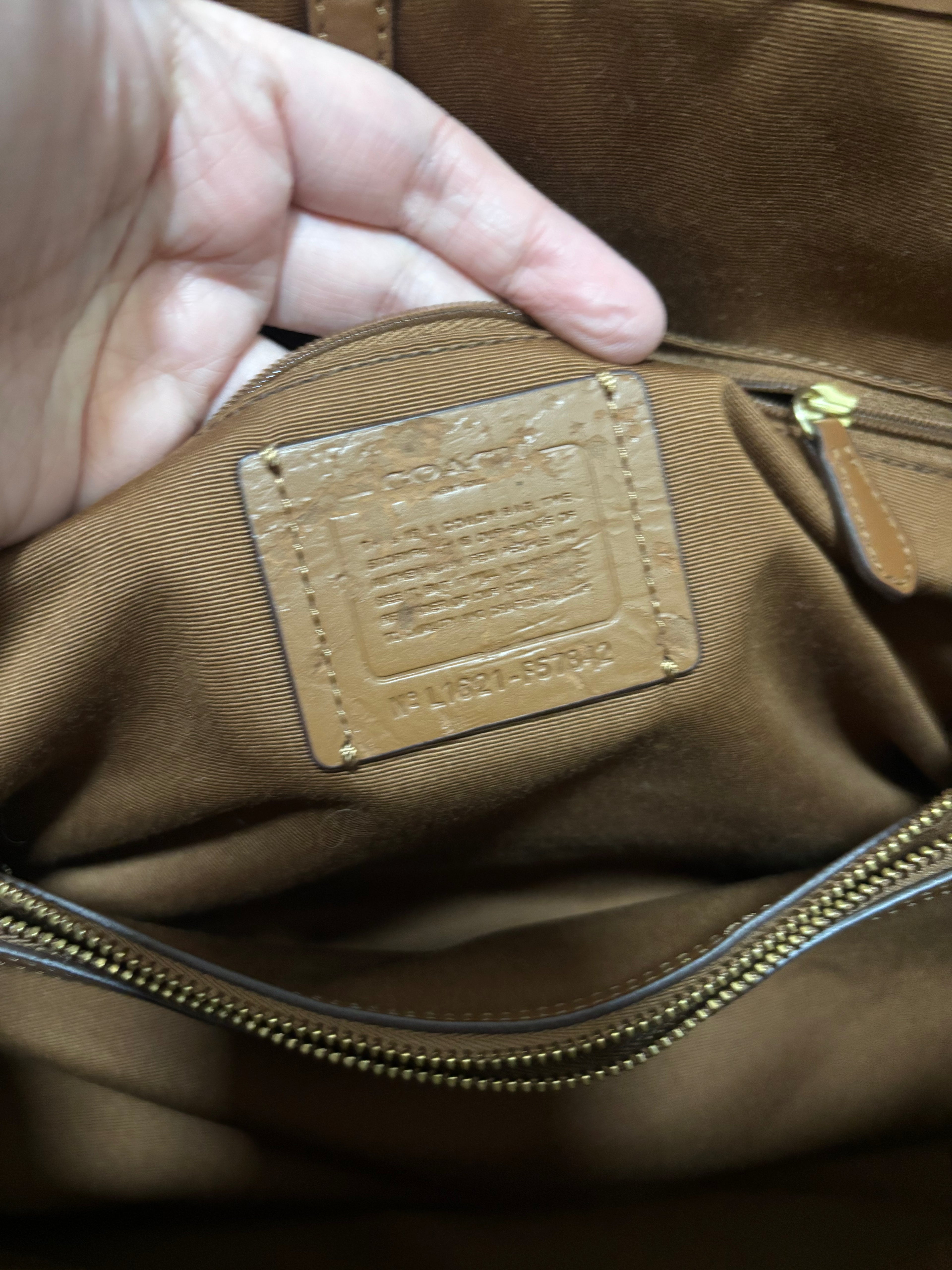 COACH Drawstring Carryall in Signature
