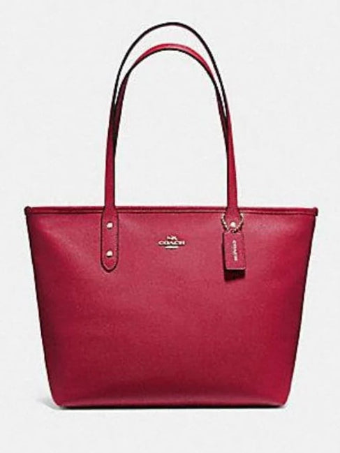 COACH Zip Top City Tote
