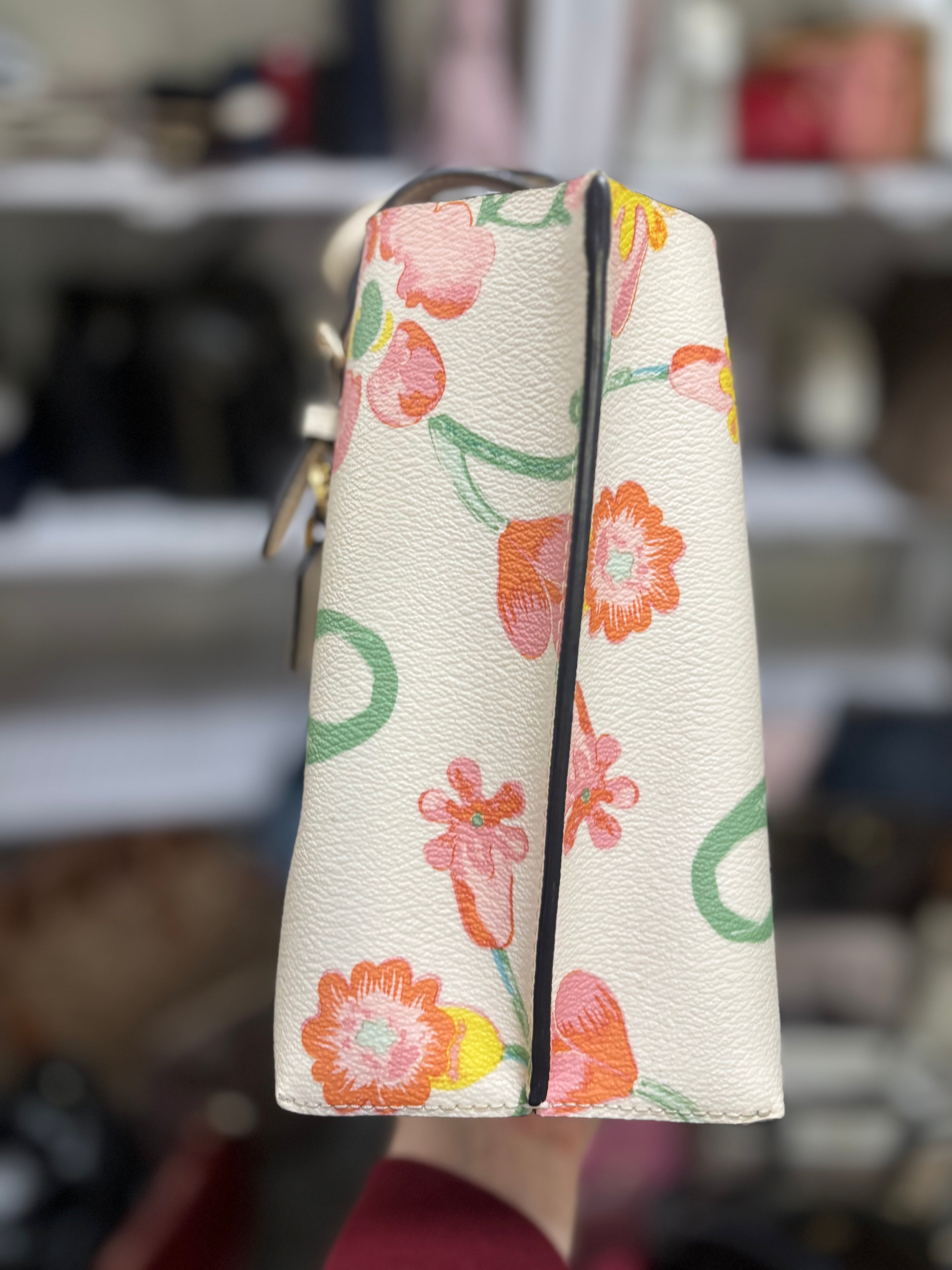 COACH Mollie Tote 25 Dreamy Land Floral Print/Chalk Multi