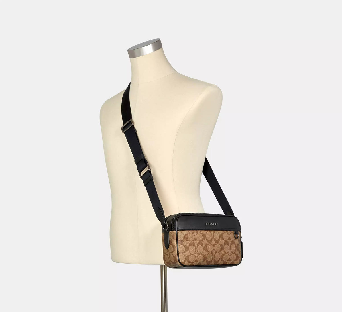 Graham Crossbody Bag In Signature Canvas Brown