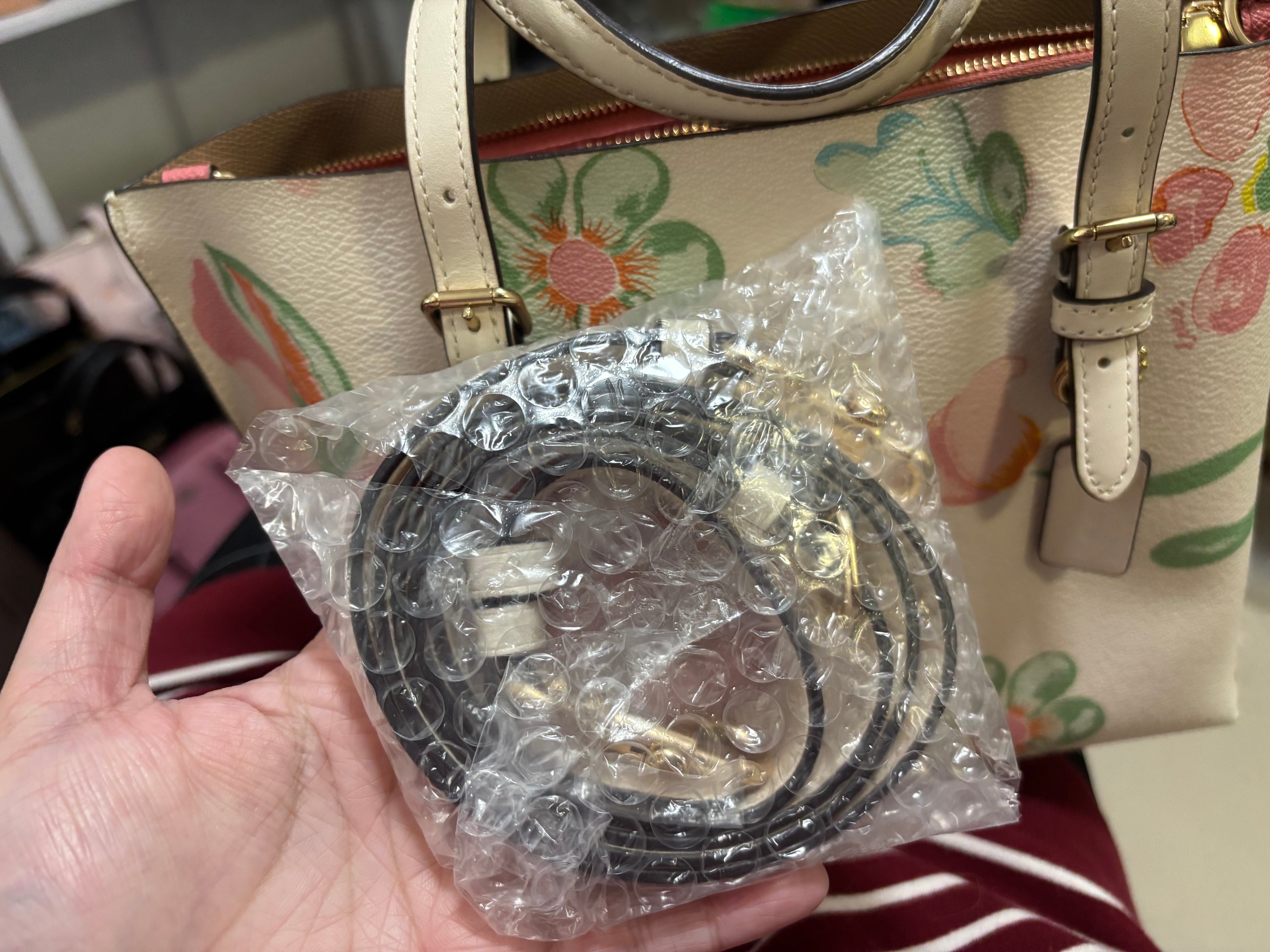 COACH Mollie Tote 25 Dreamy Land Floral Print/Chalk Multi