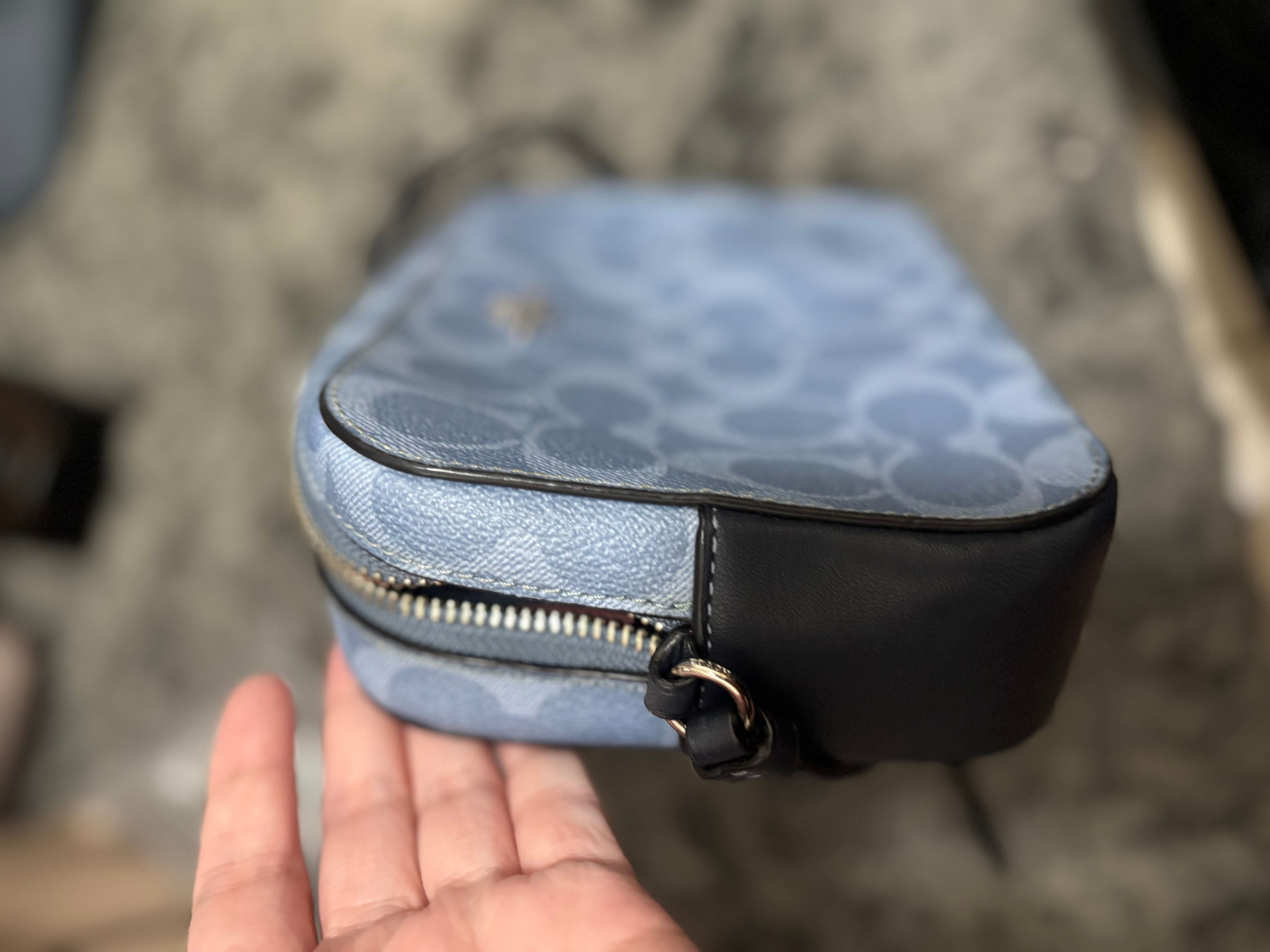 COACH Mini Camera Bag In Signature Canvas
