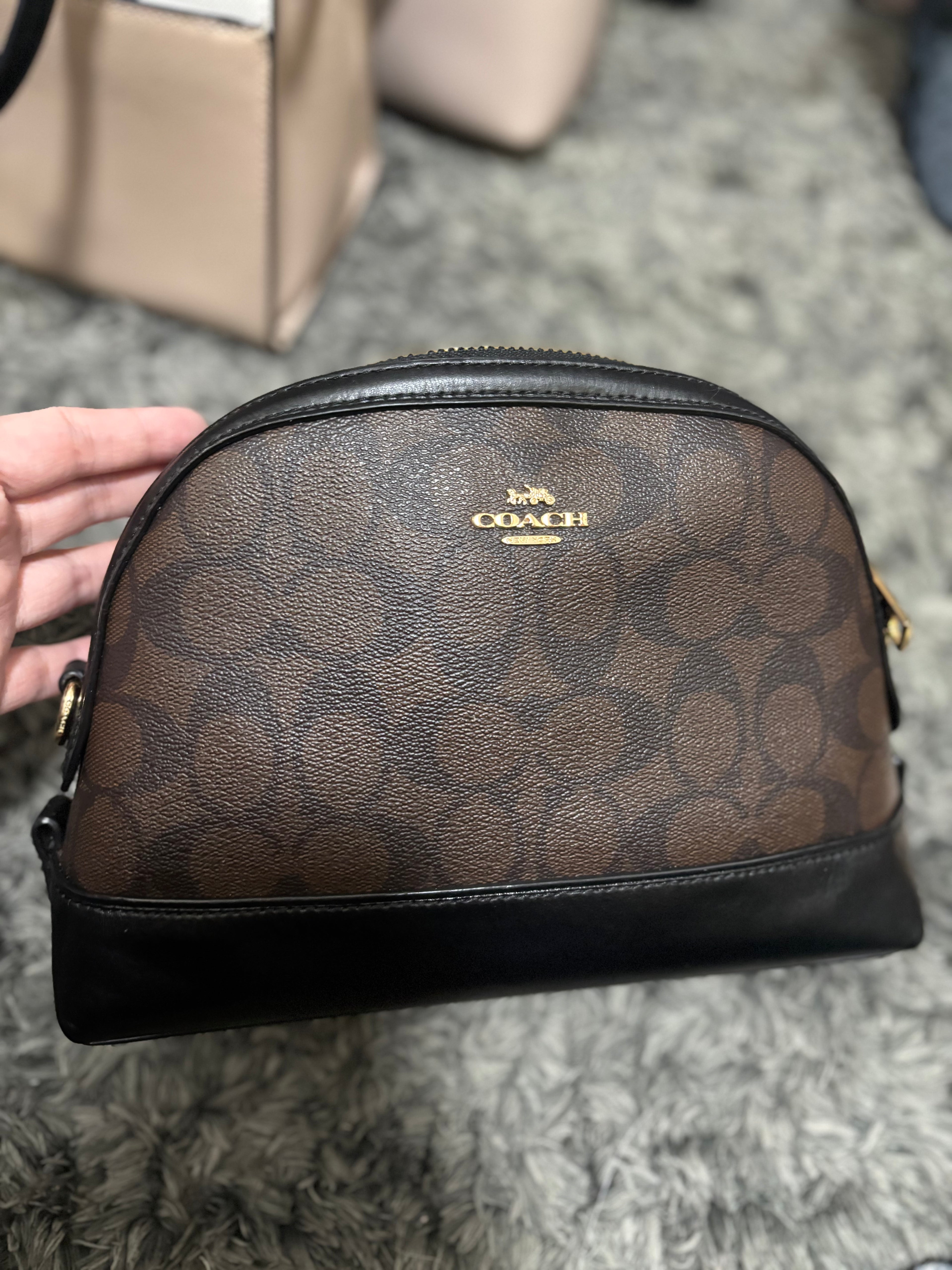 COACH Dome Crossbody in Signature Canvas