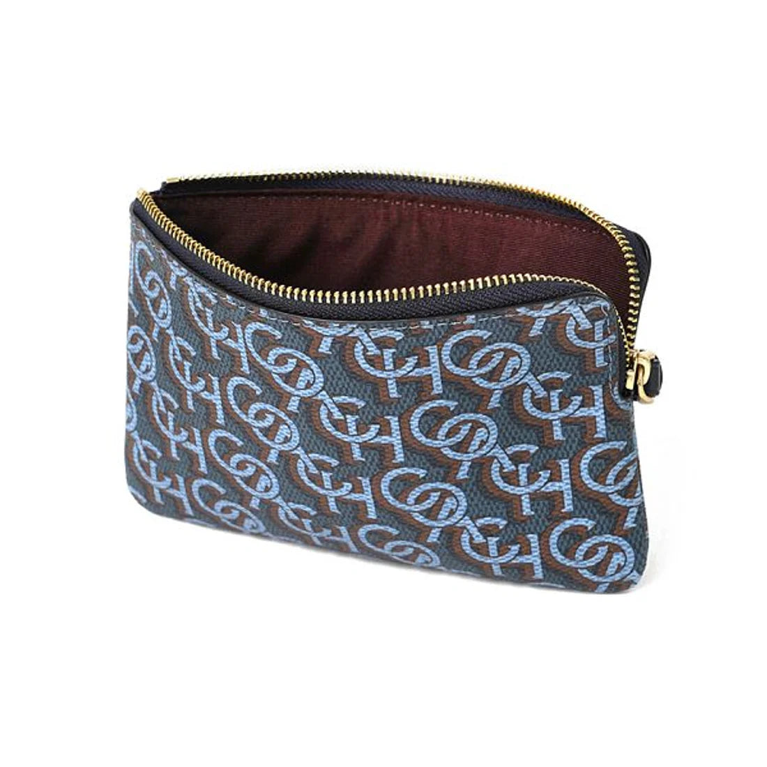 Coach Corner Zip Wristlet - Blue