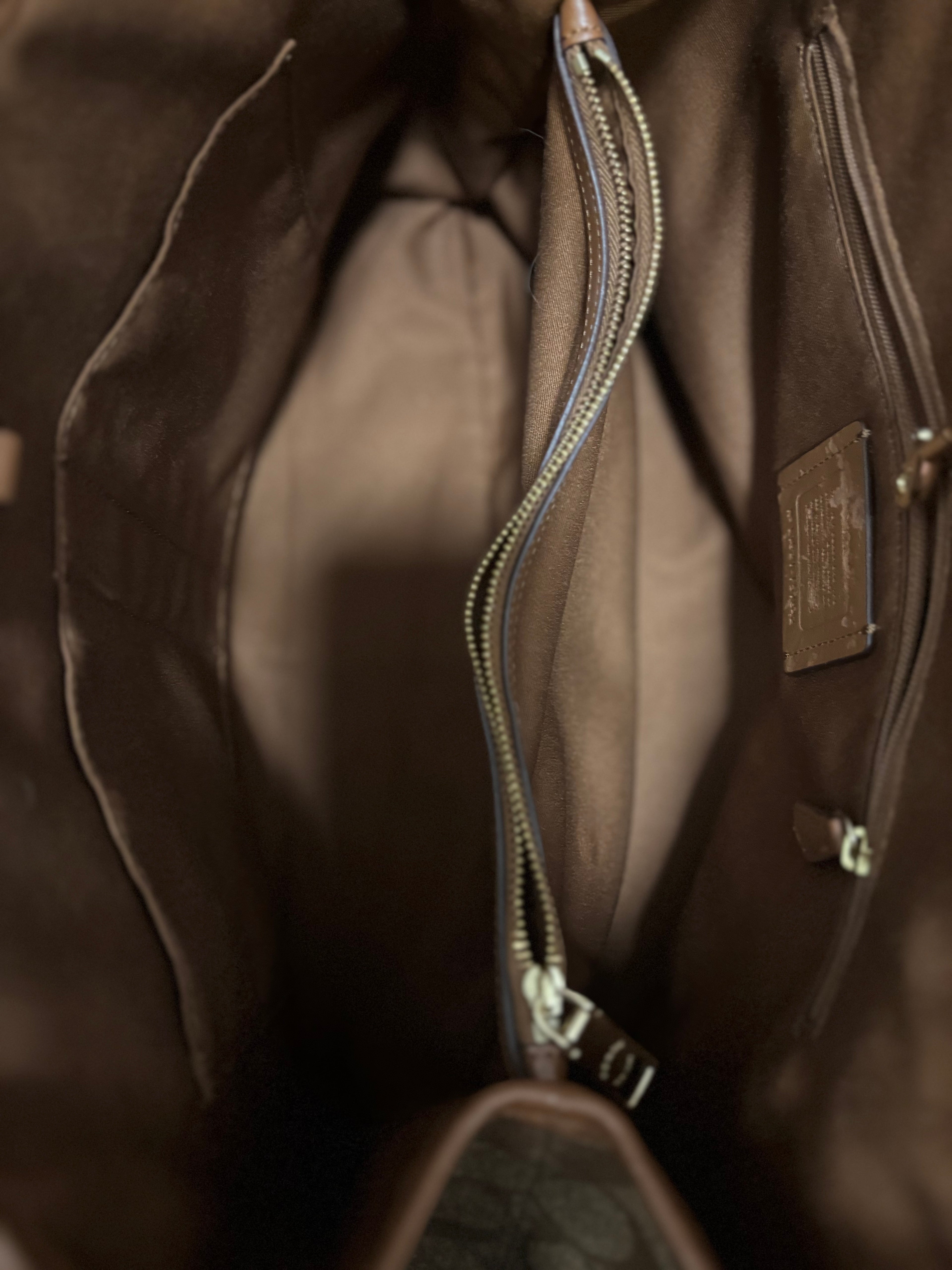 COACH Drawstring Carryall in Signature