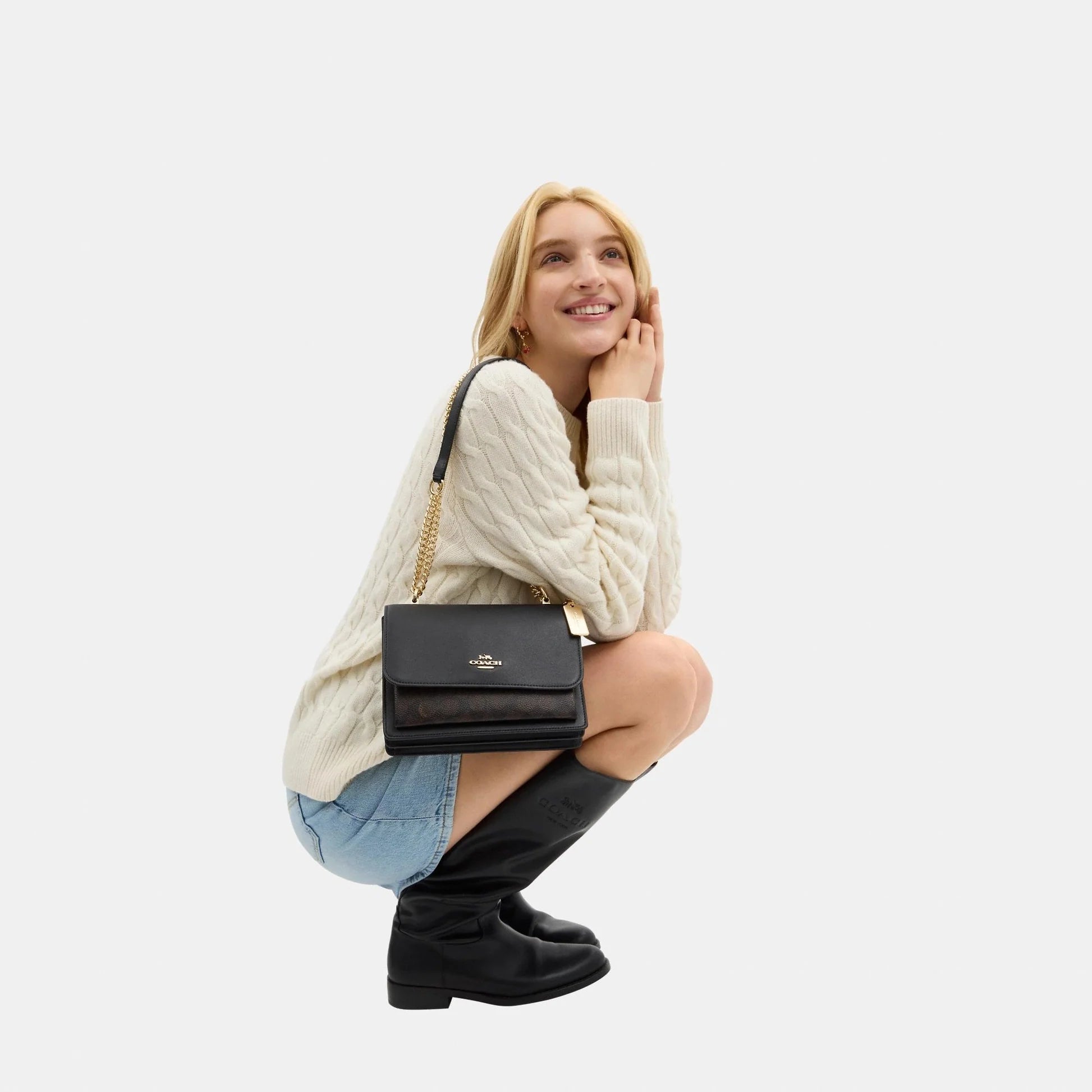 COACH Mini Klare Crossbody Bag In Signature Canvas