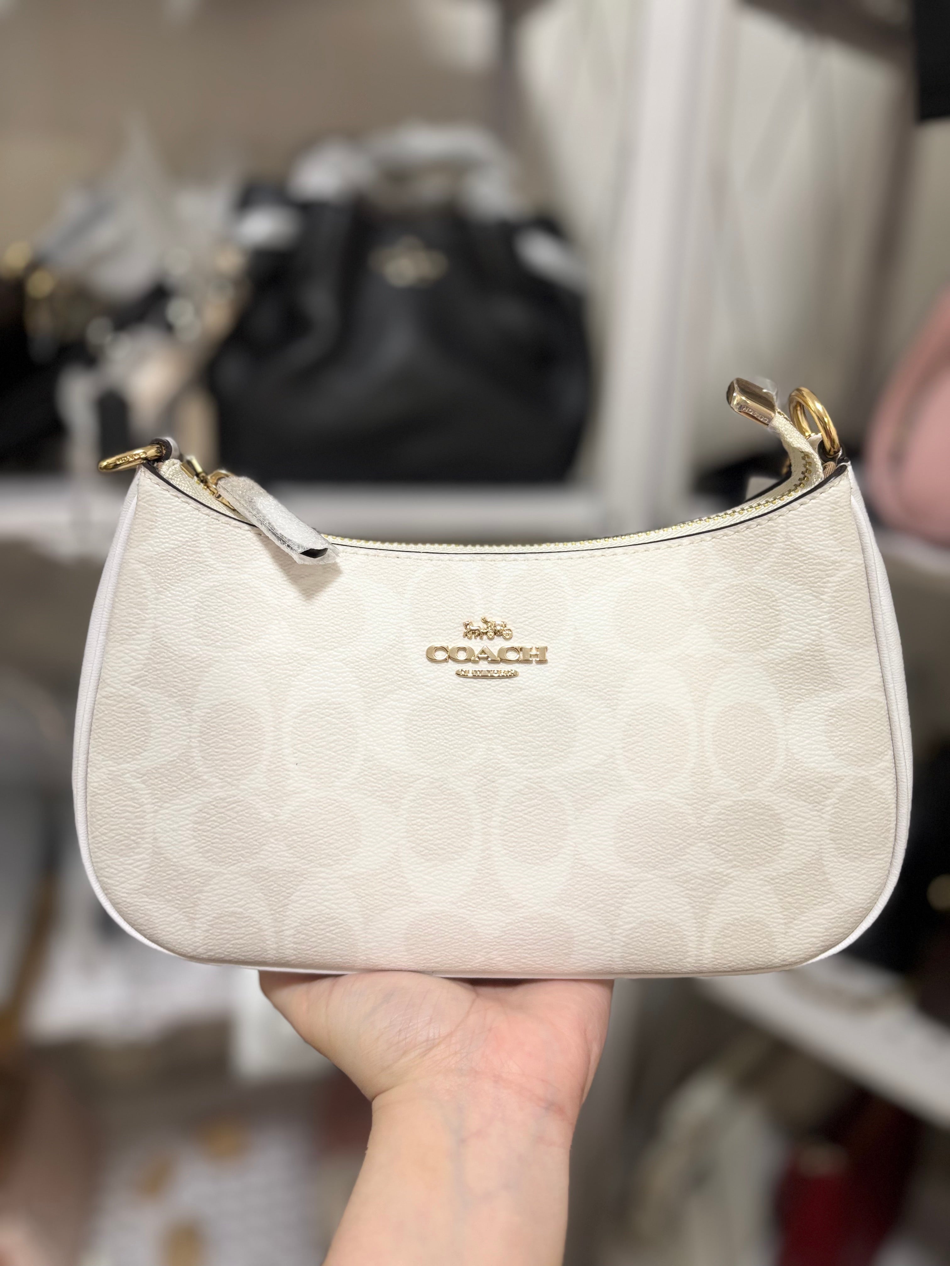 COACH Teri Shoulder Bag In Signature Canvas