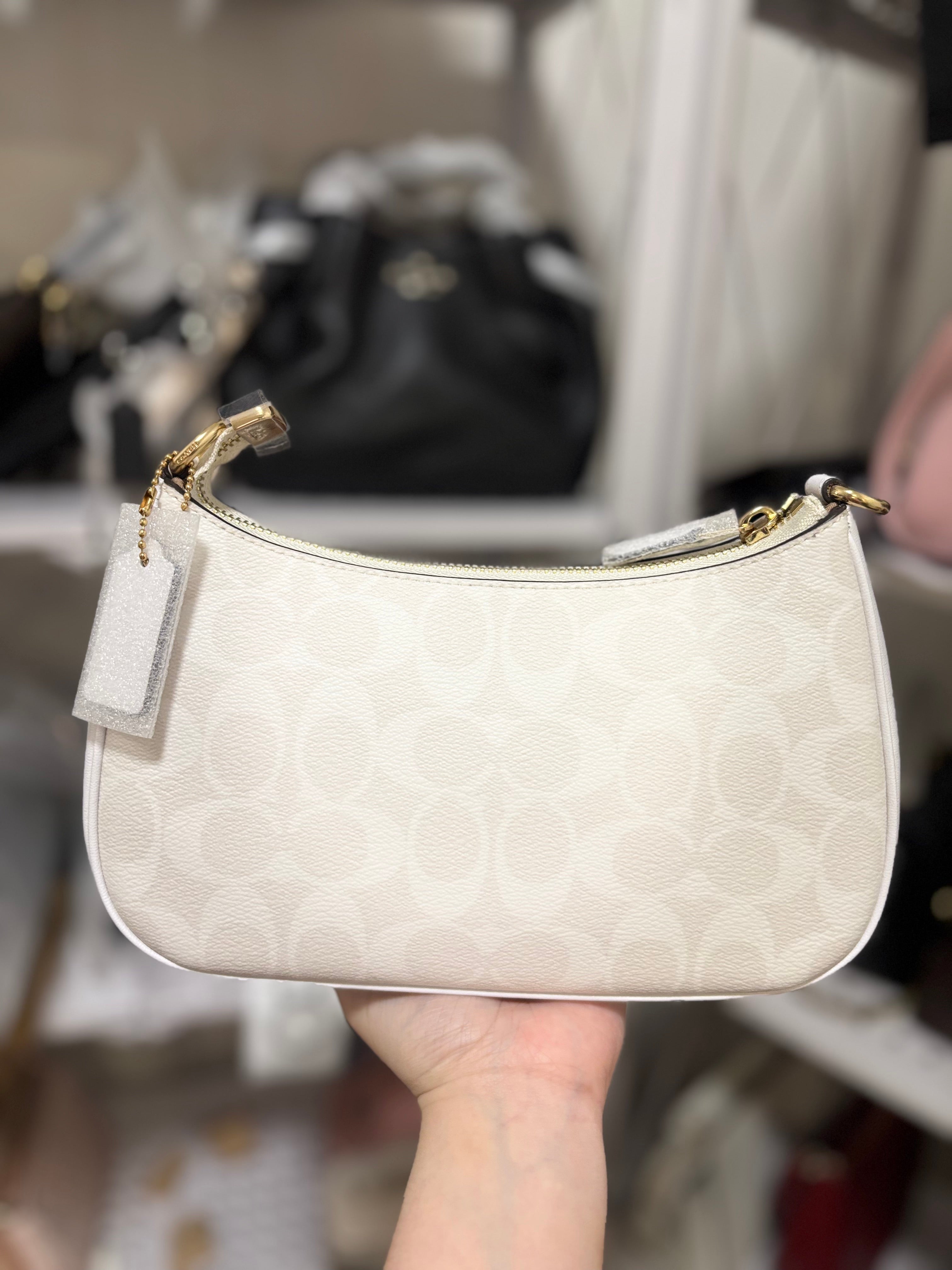 COACH Teri Shoulder Bag In Signature Canvas