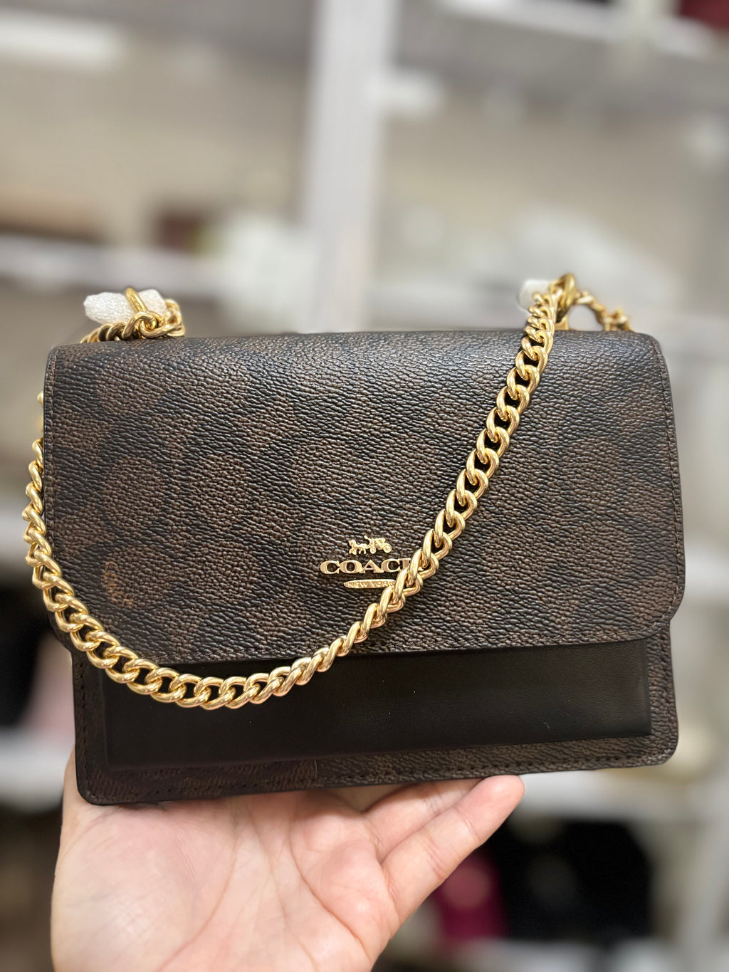COACH Mini Klare Crossbody Bag In Signature Canvas