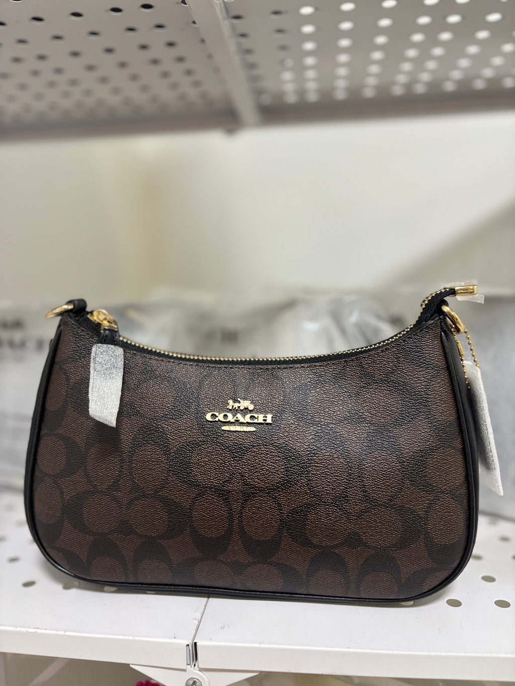 COACH Teri Shoulder Bag In Signature Canvas