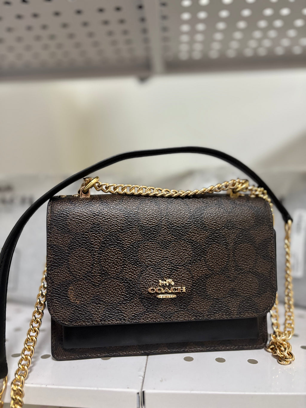 COACH Mini Klare Crossbody Bag In Signature Canvas