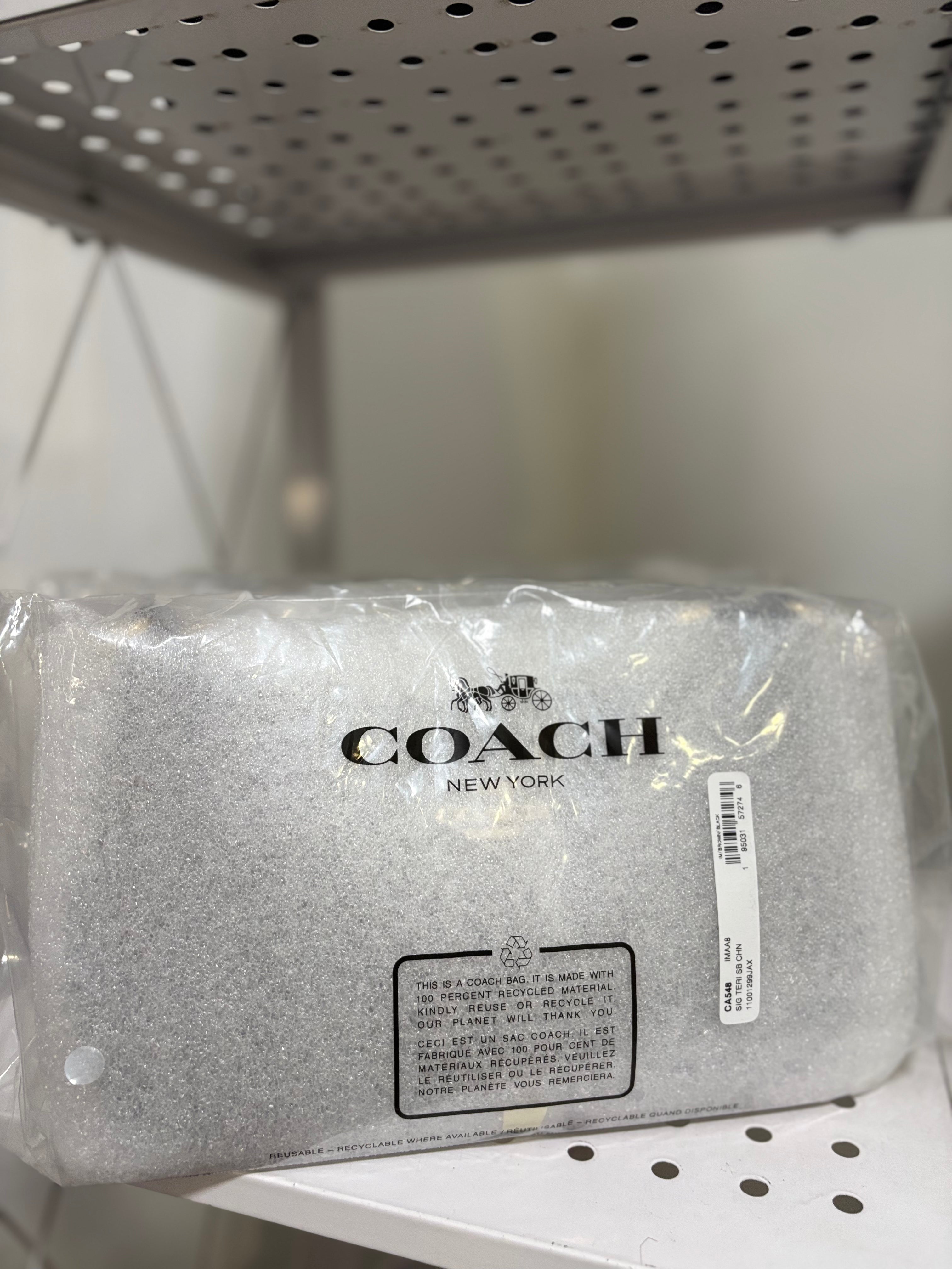 COACH Teri Shoulder Bag In Signature Canvas