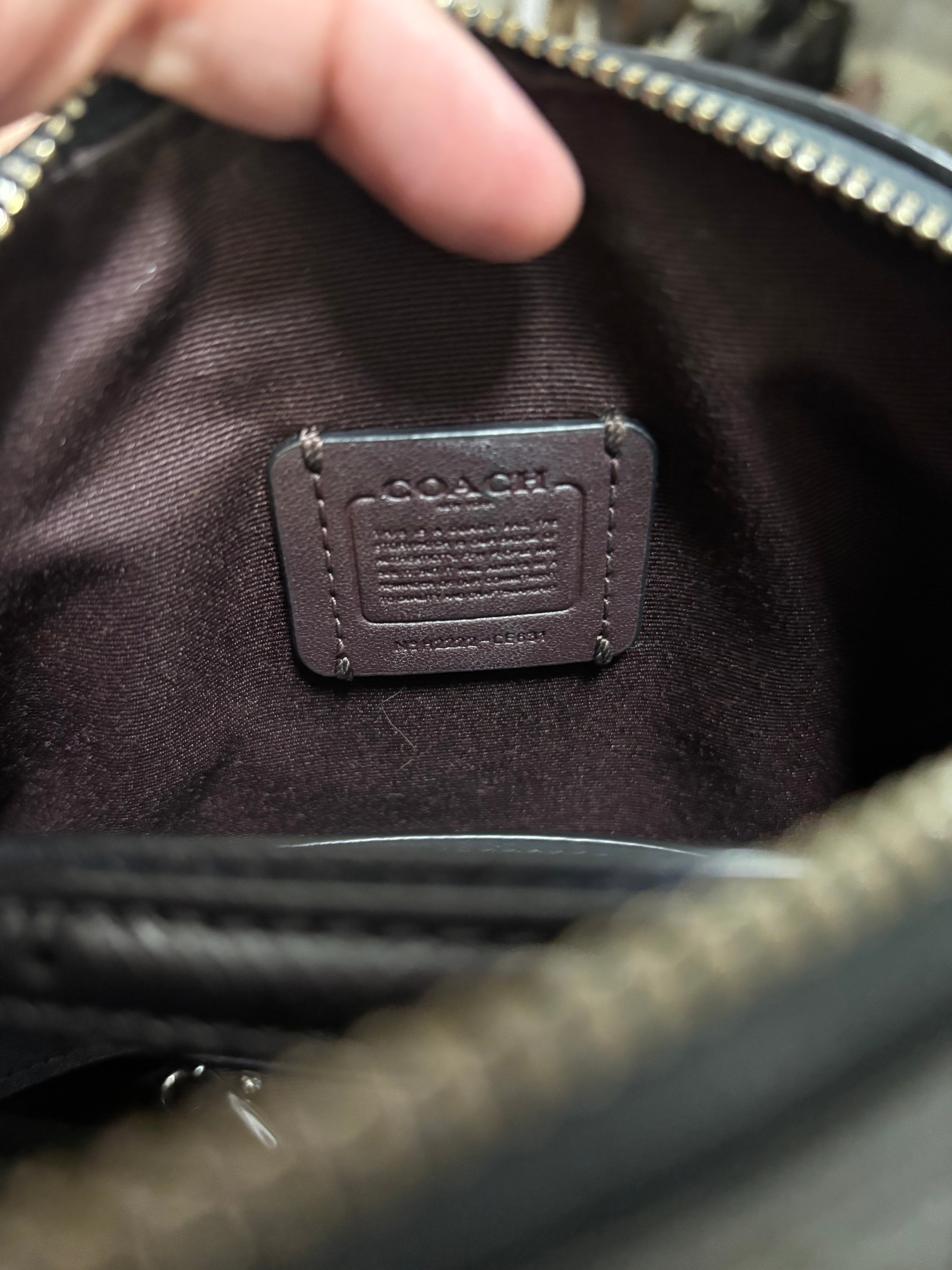COACH Mini Rowan Crossbody Midnight Navy