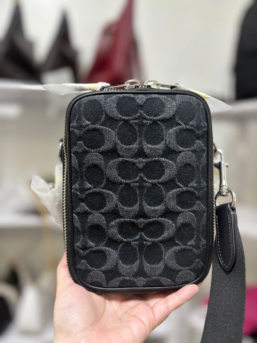 COACH Stanton Crossbody in Signature Denim