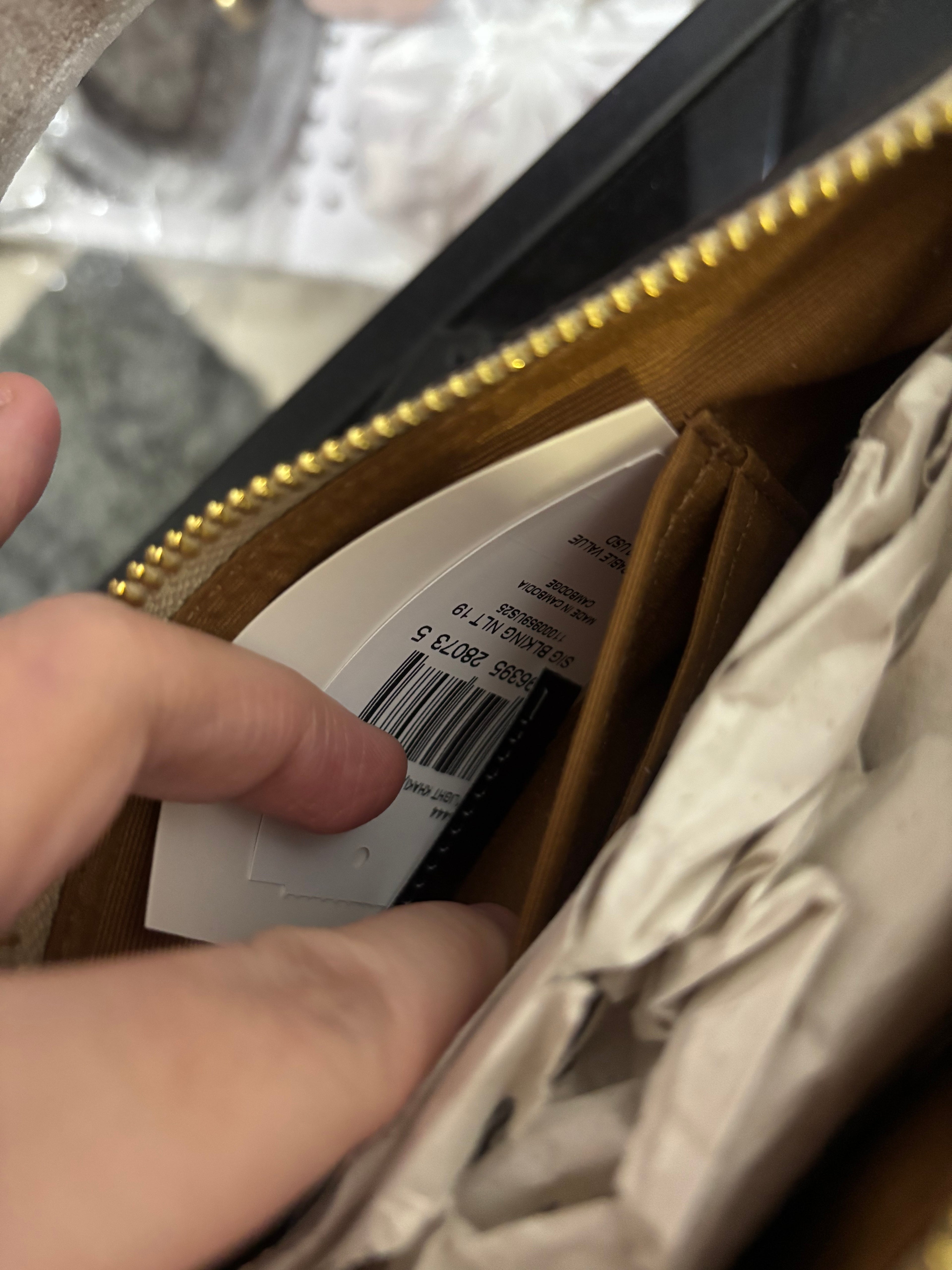 COACH Nolita 19 In Blocked Signature Canvas In Khaki