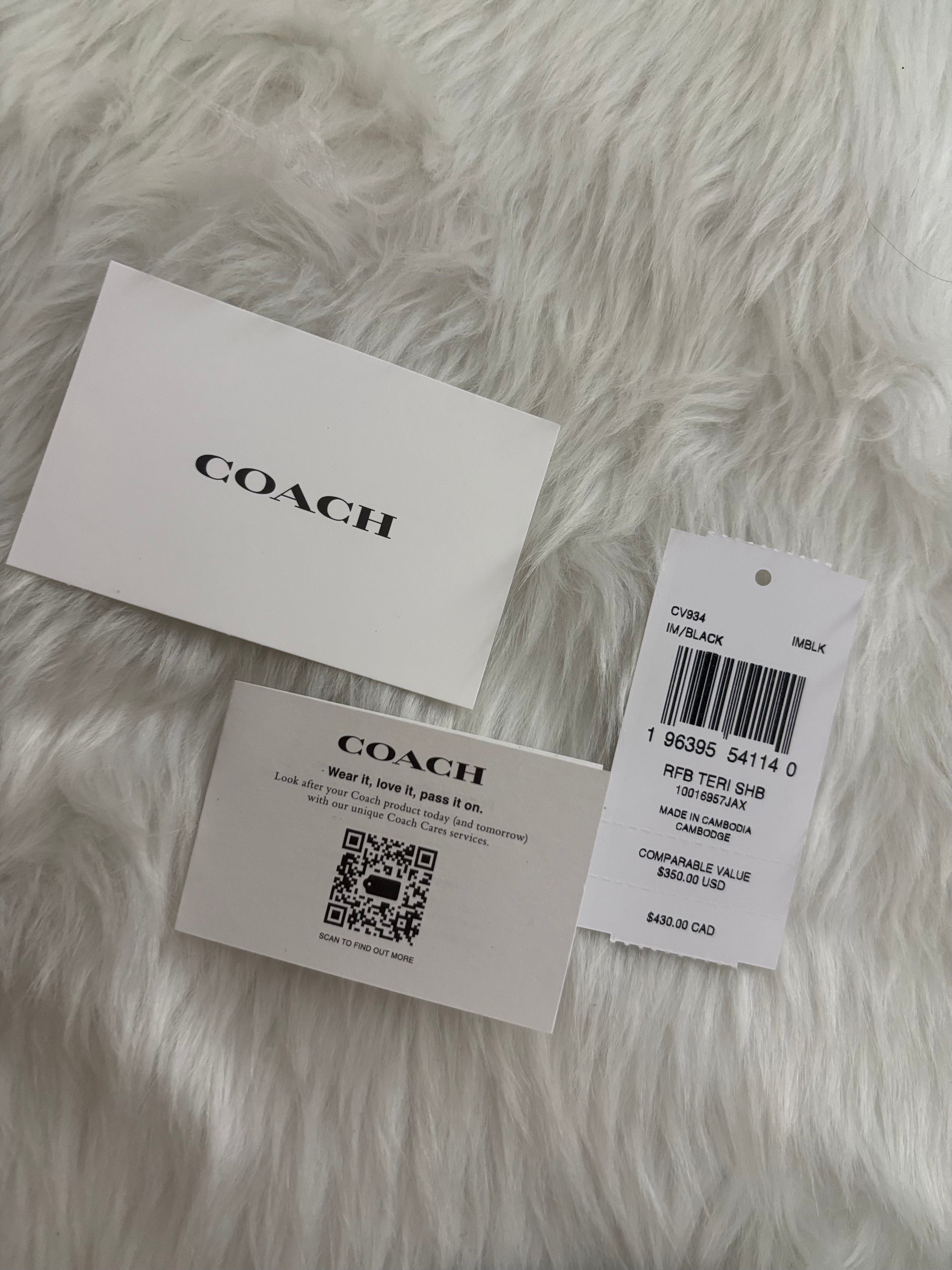 COACH Teri Shoulder Bag In Signature Canvas
