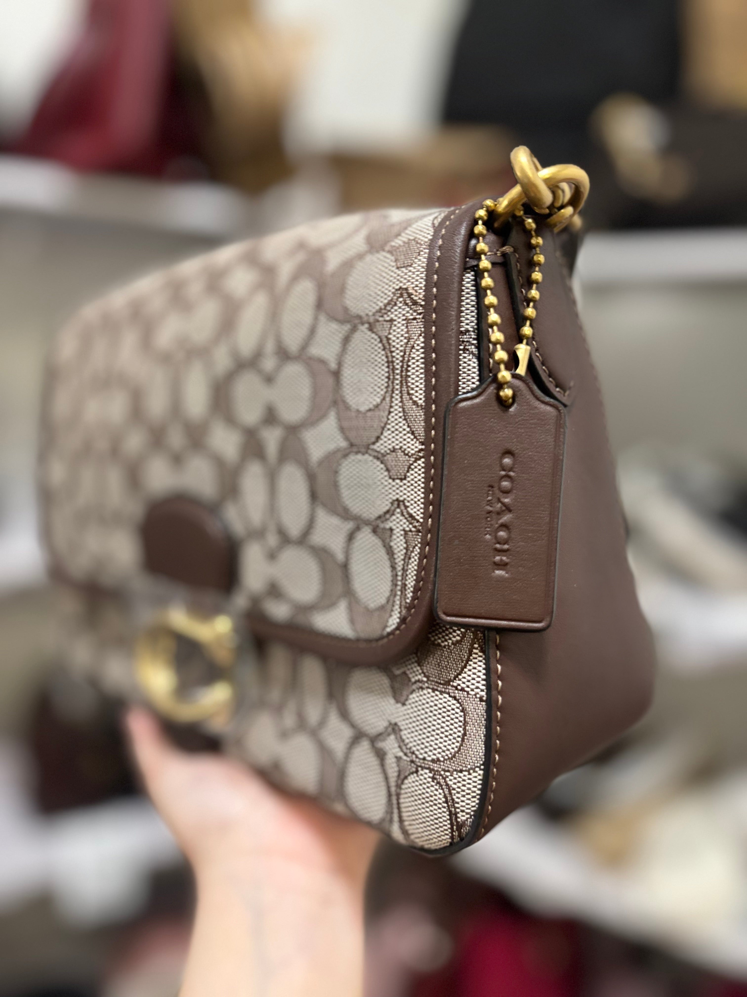 COACH Tabby Soft Shoulder Bag in Signature Jacquard