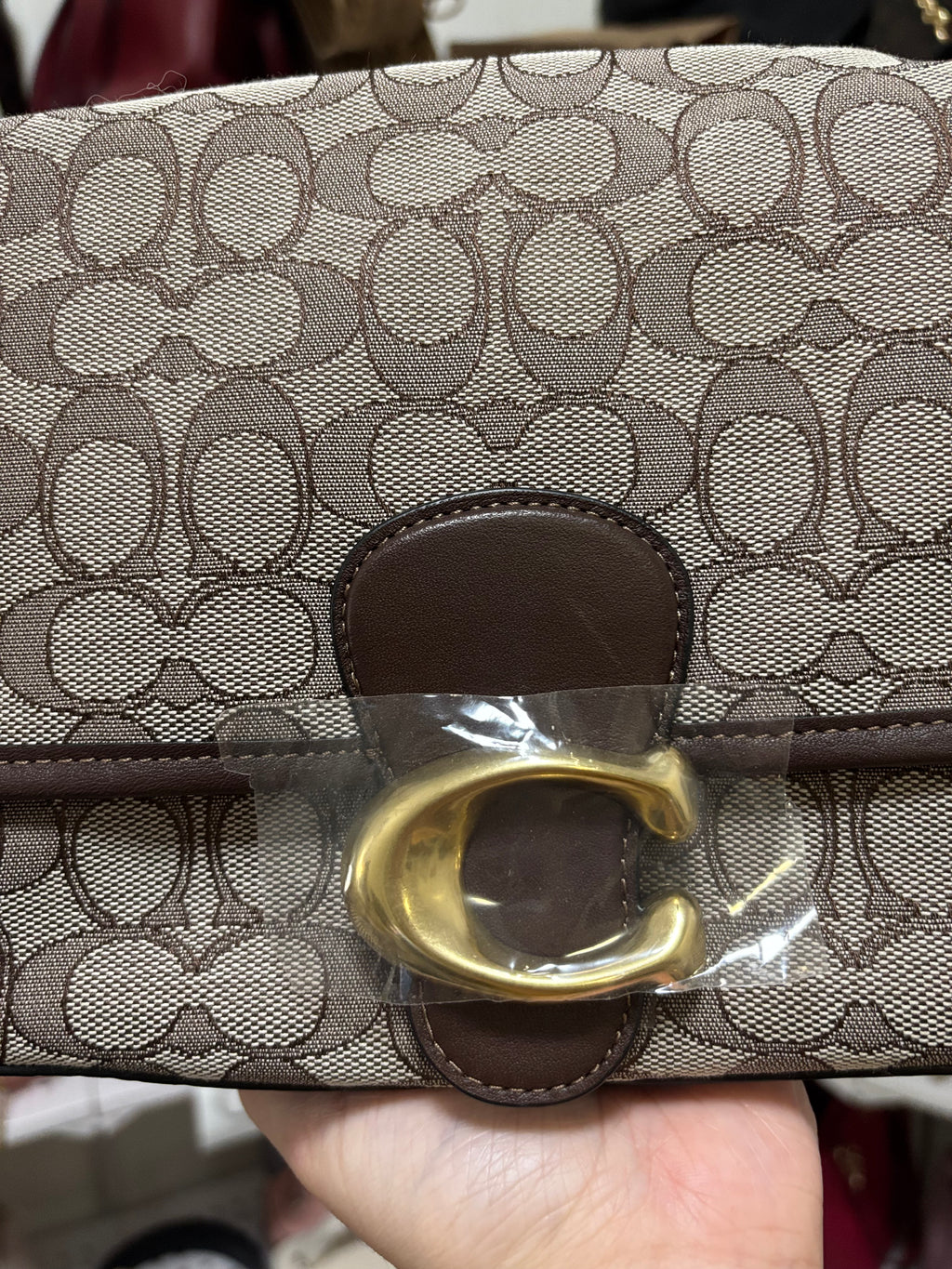 COACH Tabby Soft Shoulder Bag in Signature Jacquard