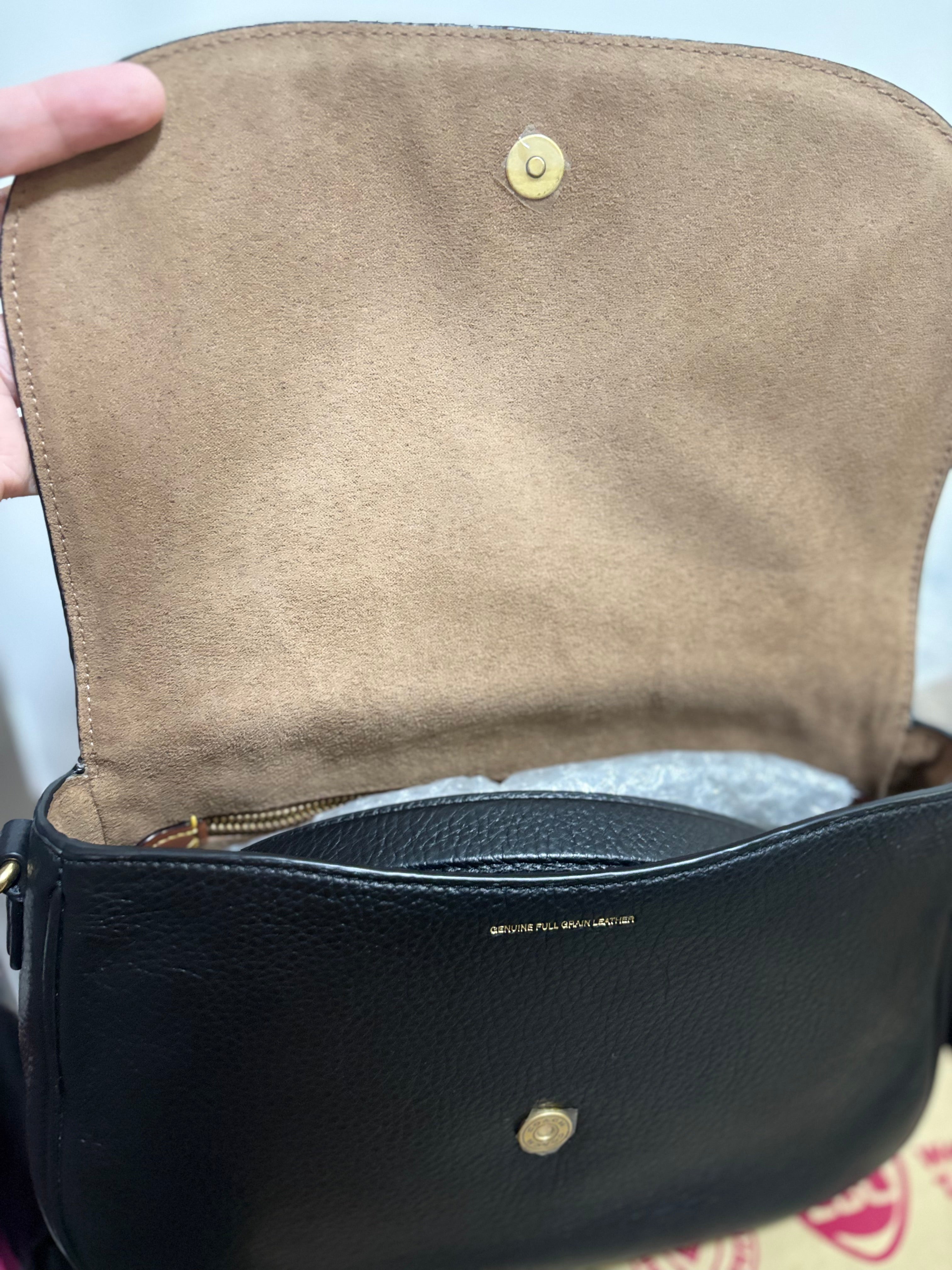 COACH Legacy Small Pebbled Leather Shoulder Bag Black