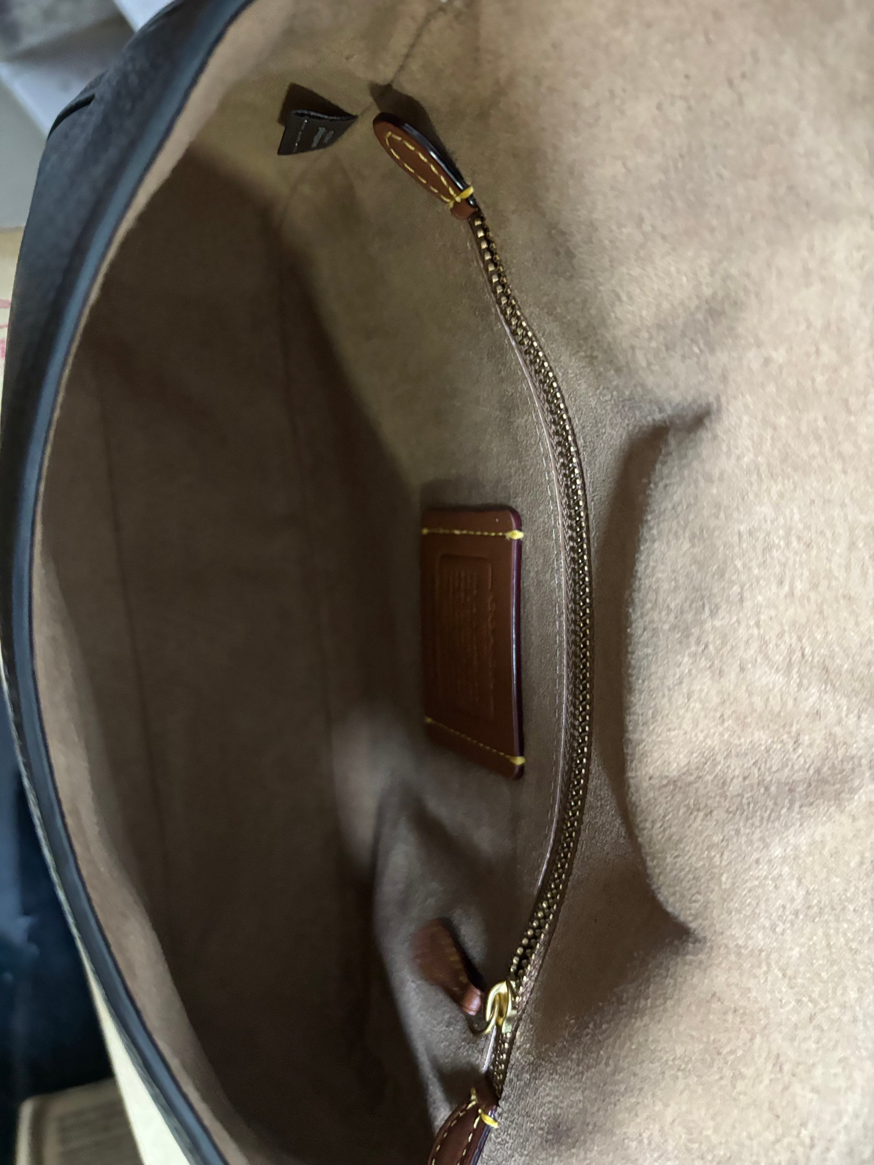 COACH Legacy Small Pebbled Leather Shoulder Bag Black