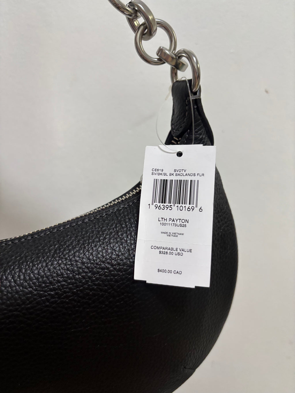 COACH Small Payton Hobo - Black