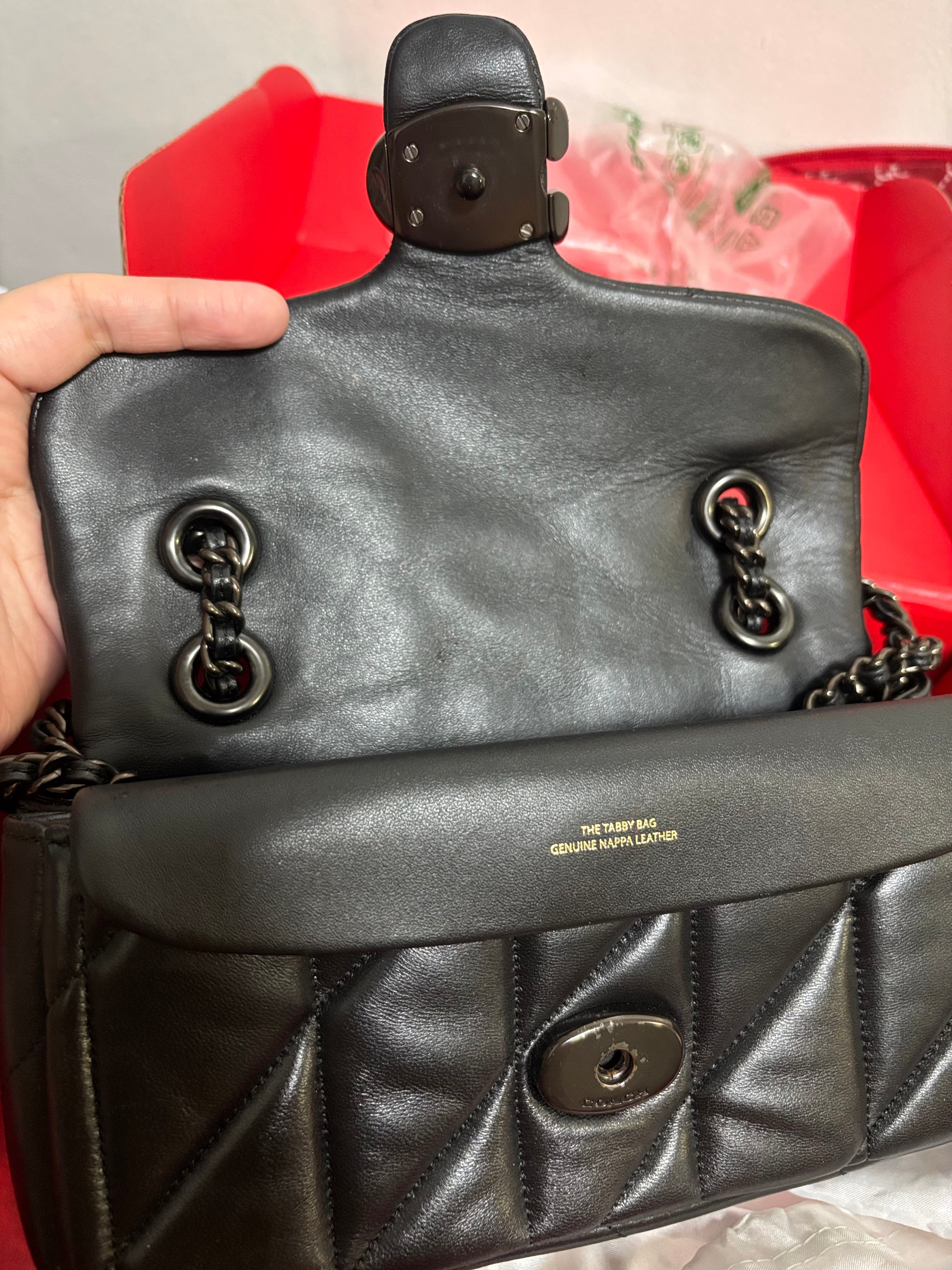 COACH Tabby Shoulder Bag 20 With Pillow Quilting