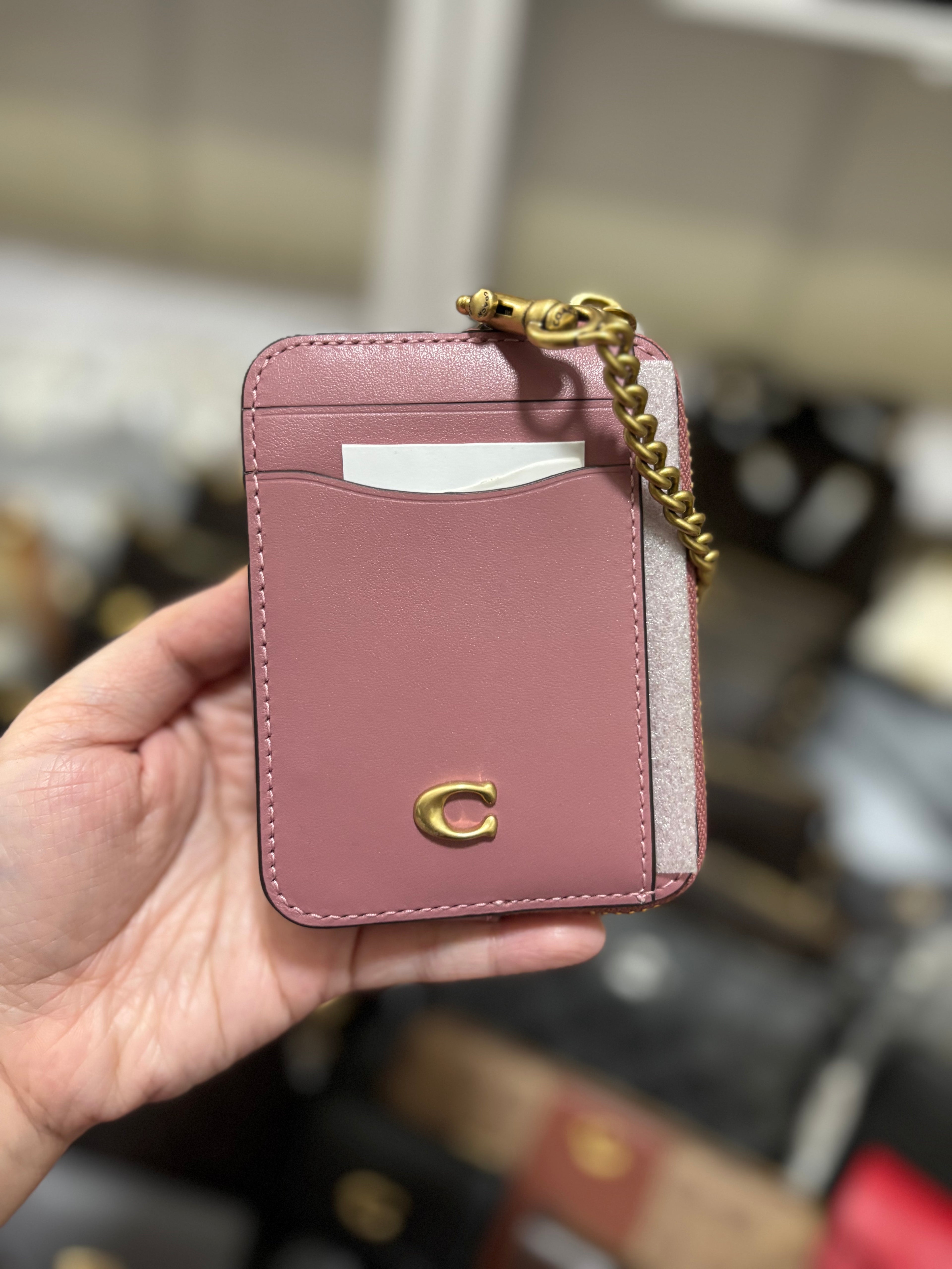 COACH Essential Chain Card Case