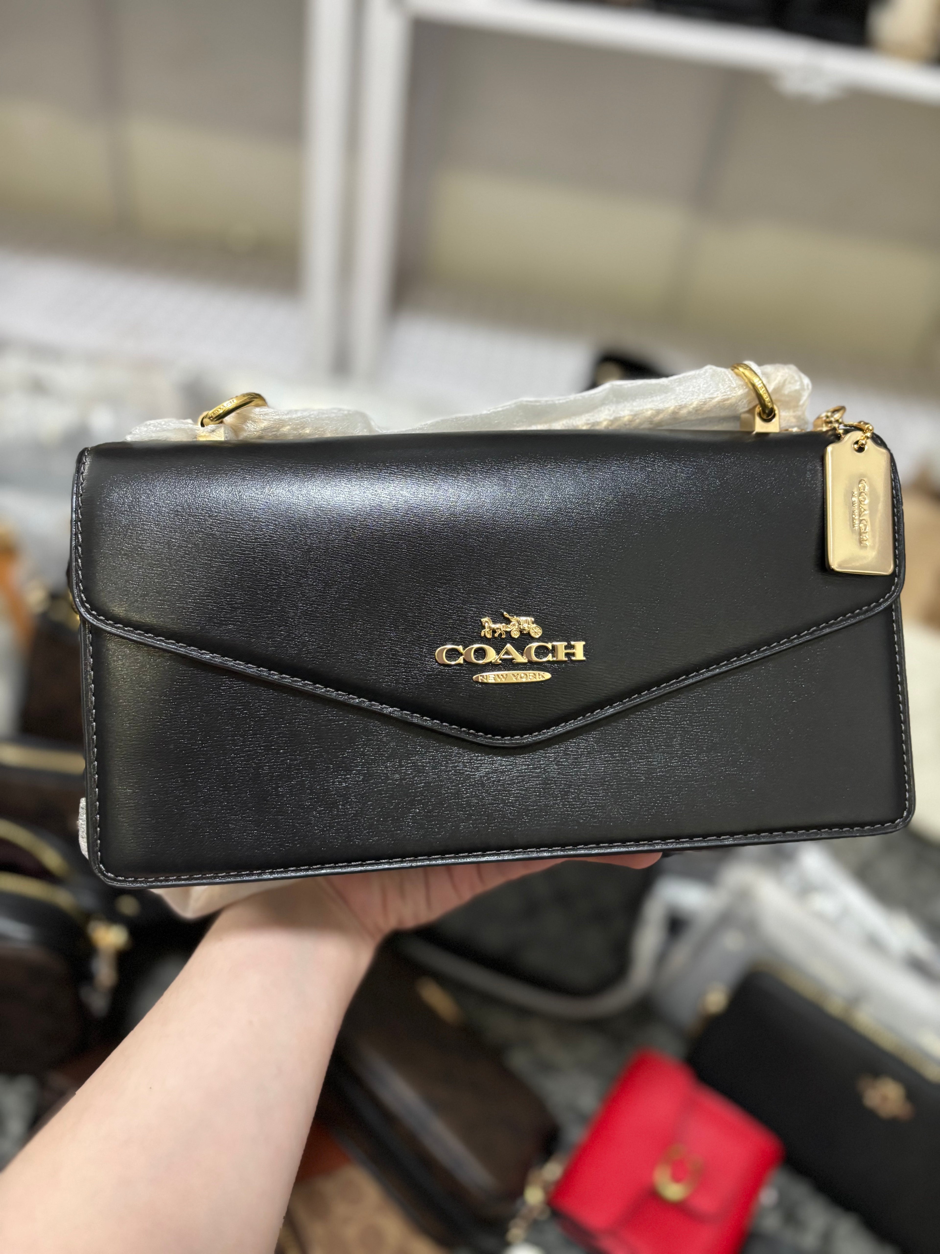 COACH Klare Wallet With Chain