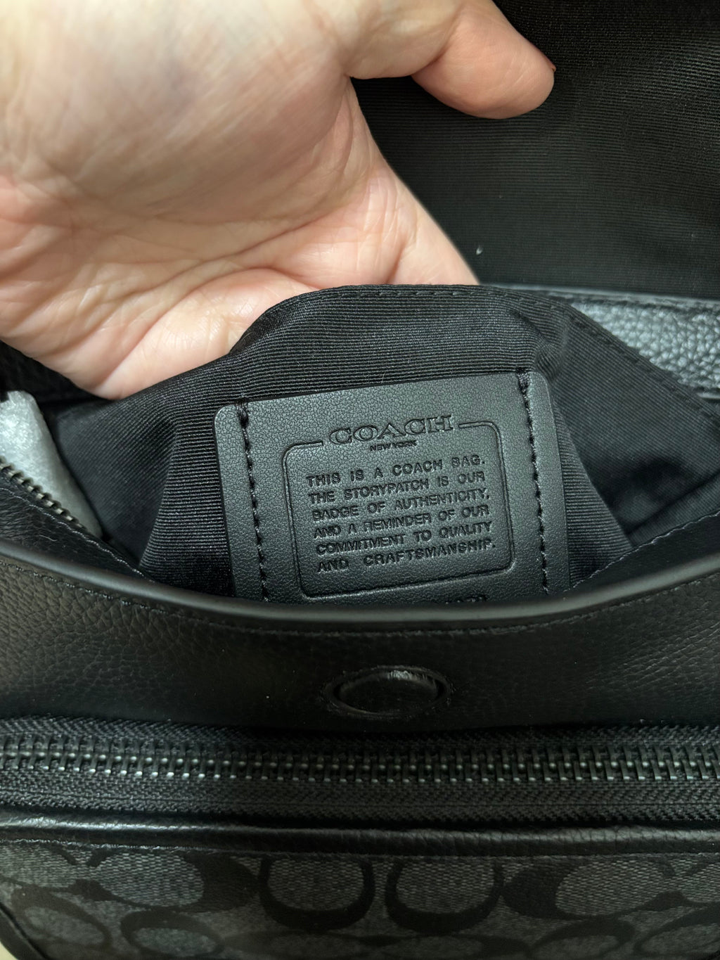 COACH Sullivan Flap in Signature Canvas