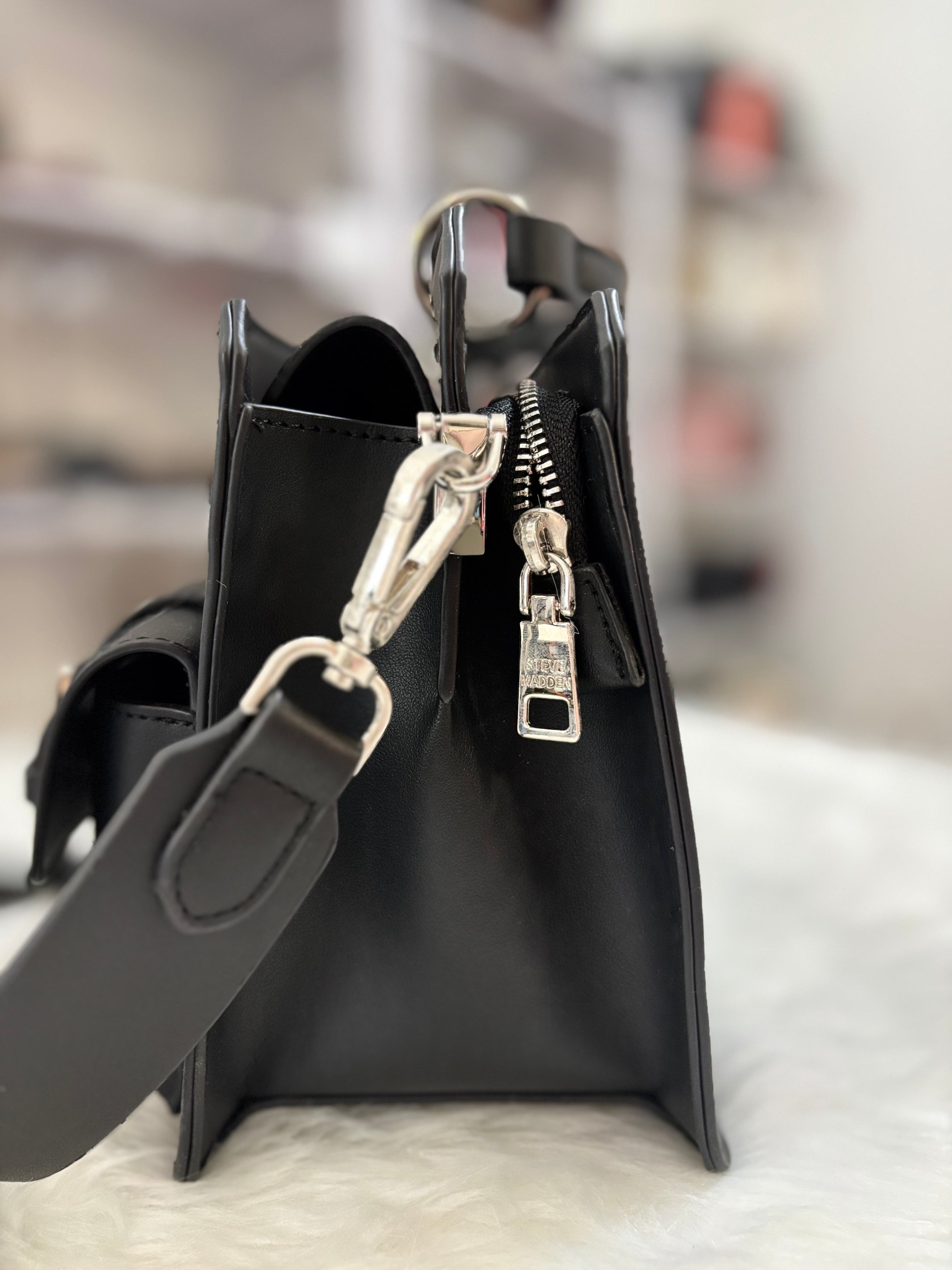 STEVE MADDEN Bevelyn Utility Pocket Convertible Crossbody Bag