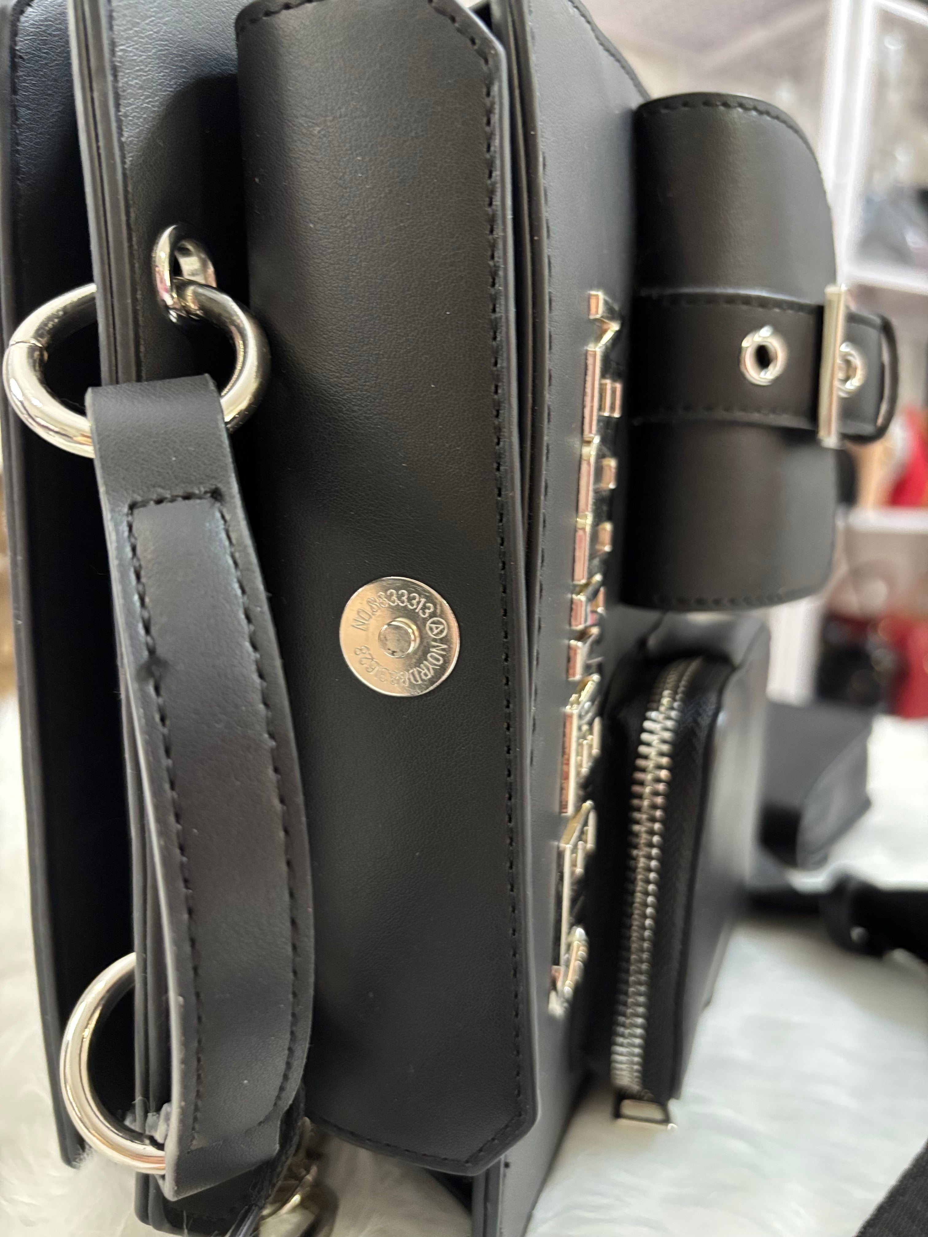 STEVE MADDEN Bevelyn Utility Pocket Convertible Crossbody Bag