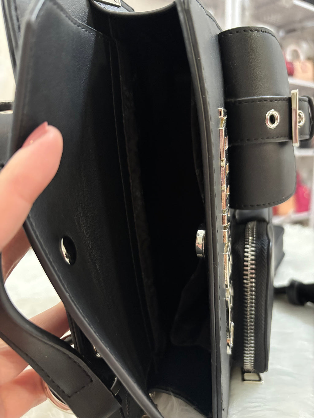 STEVE MADDEN Bevelyn Utility Pocket Convertible Crossbody Bag