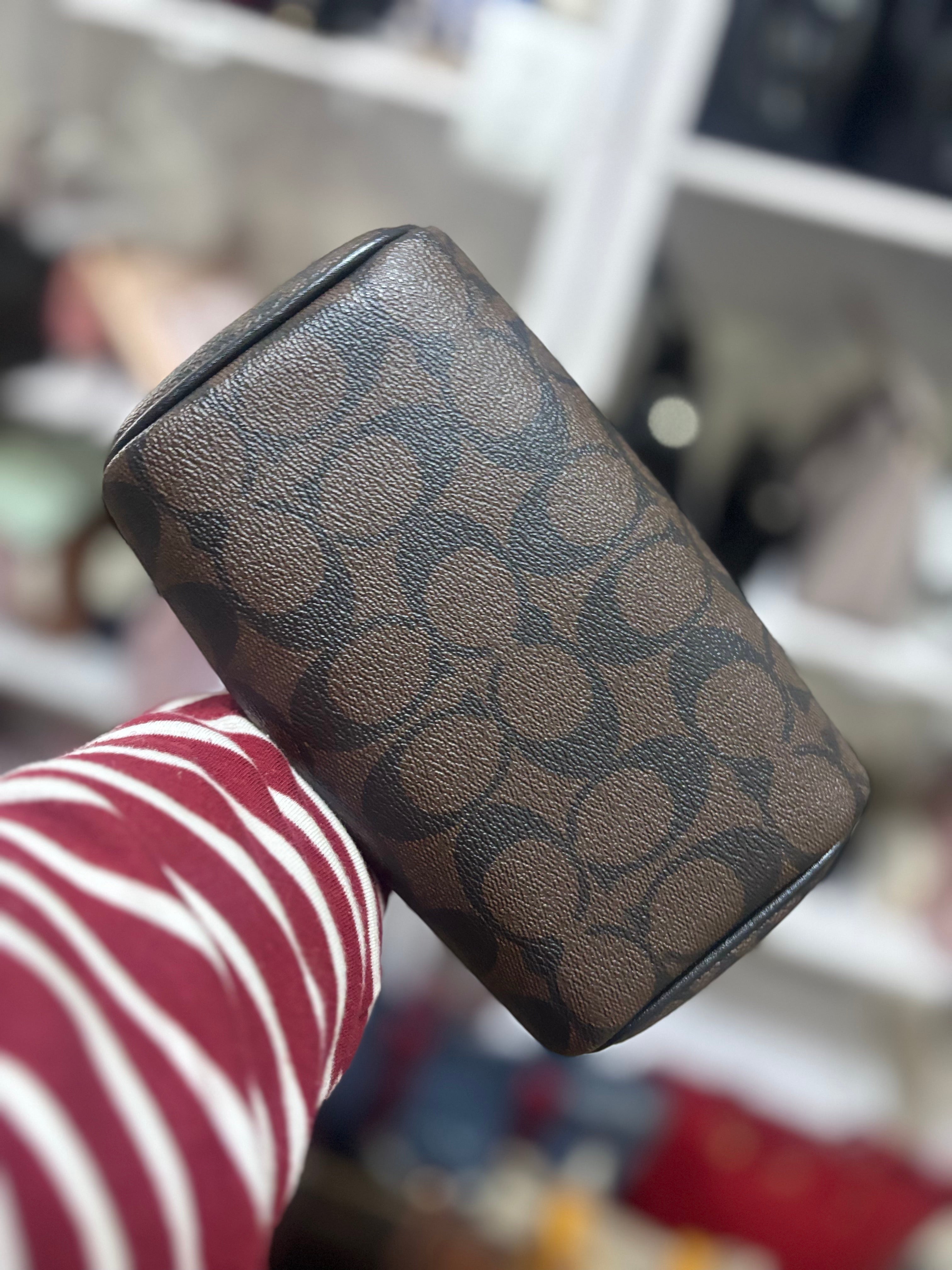 COACH Mini Rowan - Mahogany Signature
