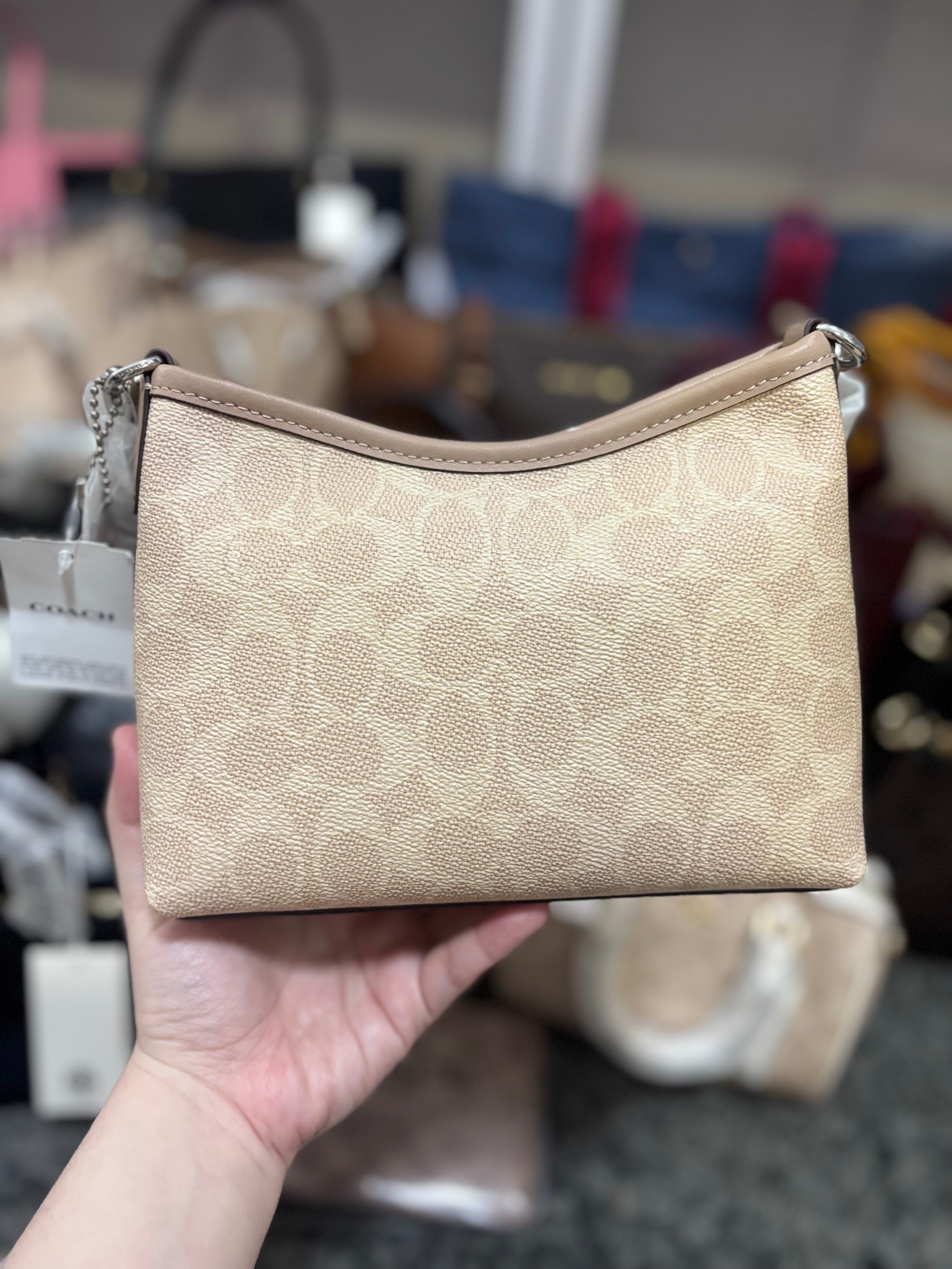 COACH Mini Laurel - Sand Taupe