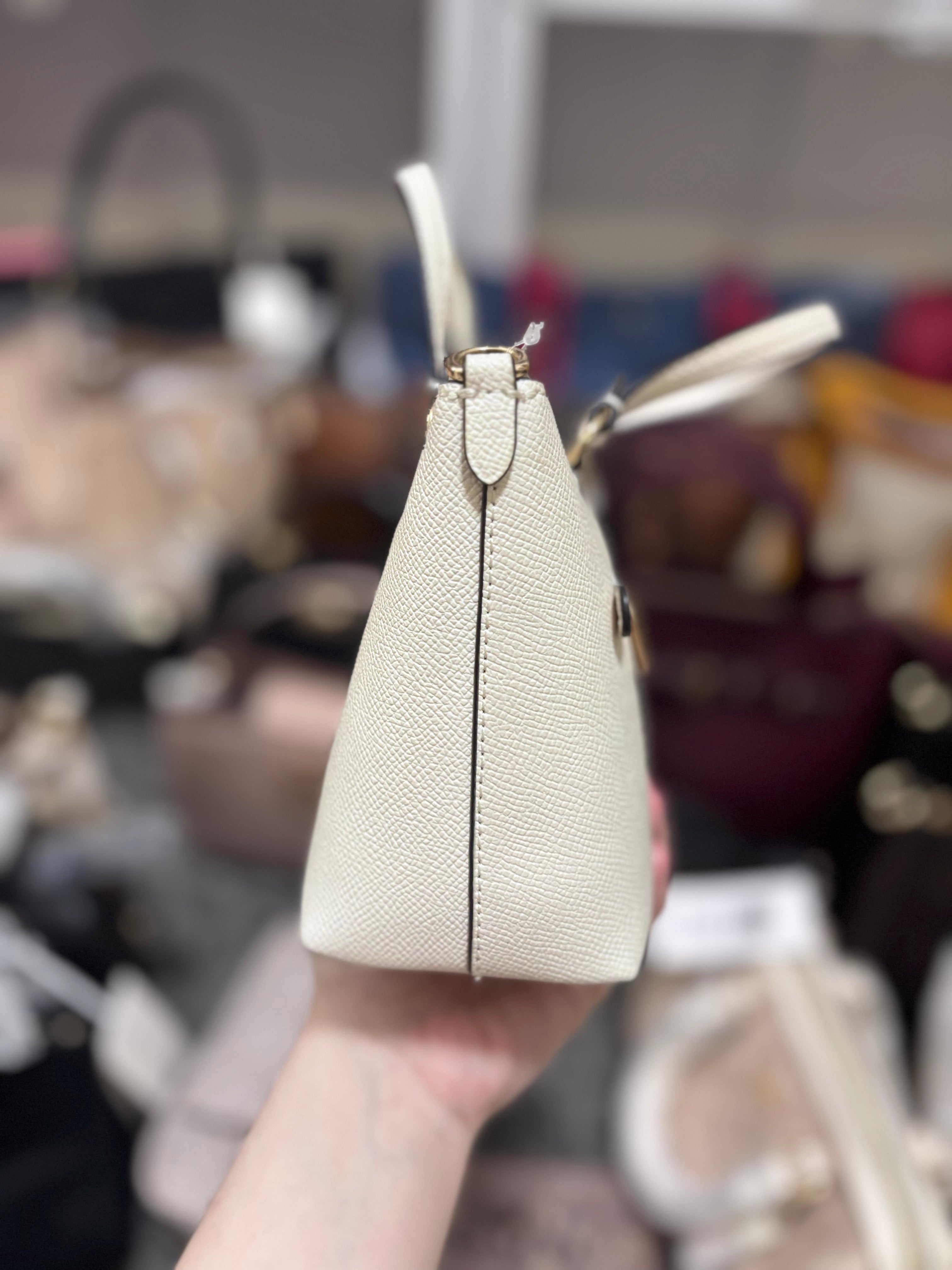 COACH Mini Gallery Crossbody Gold/Chalk