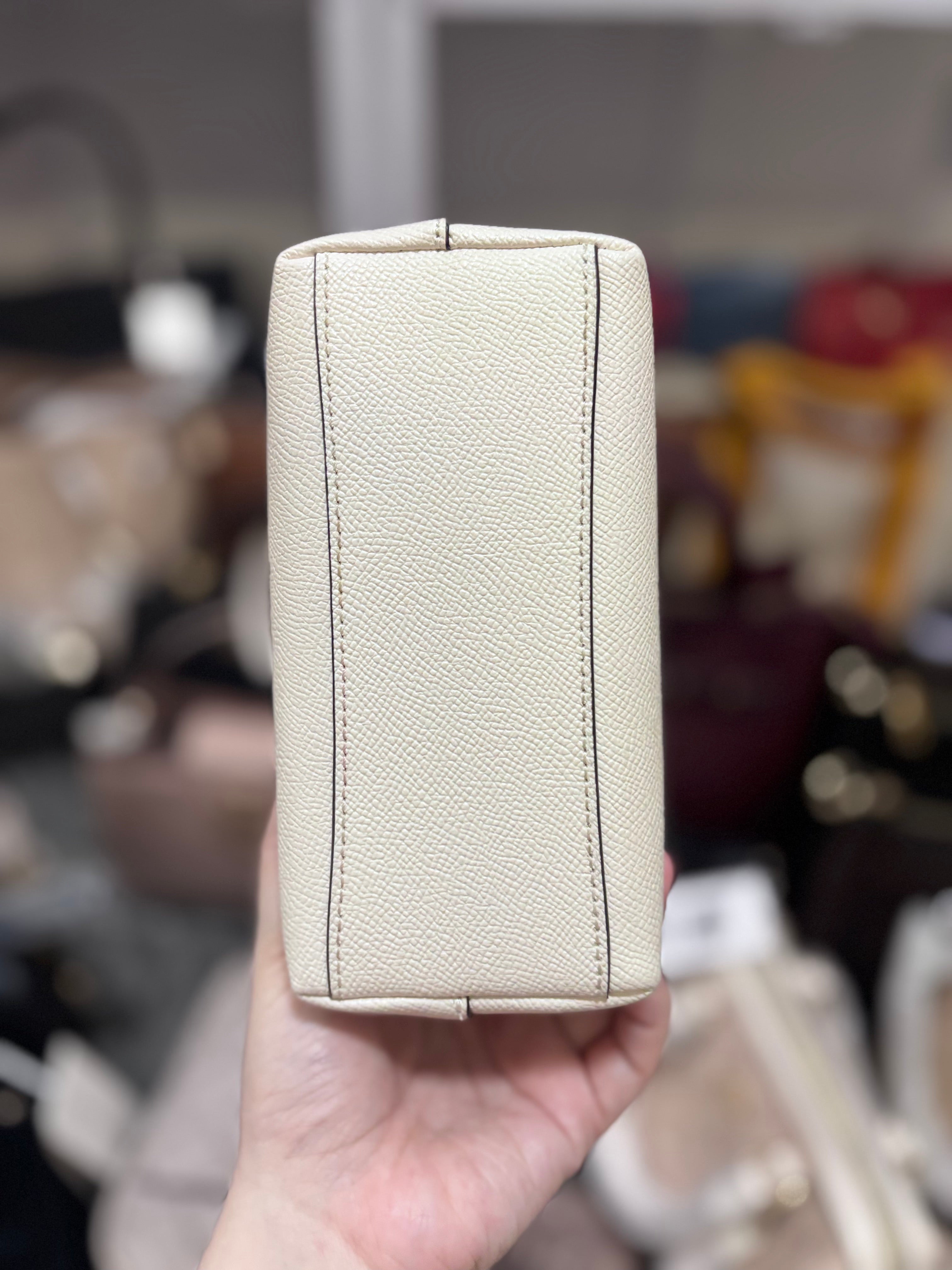 COACH Mini Gallery Crossbody Gold/Chalk