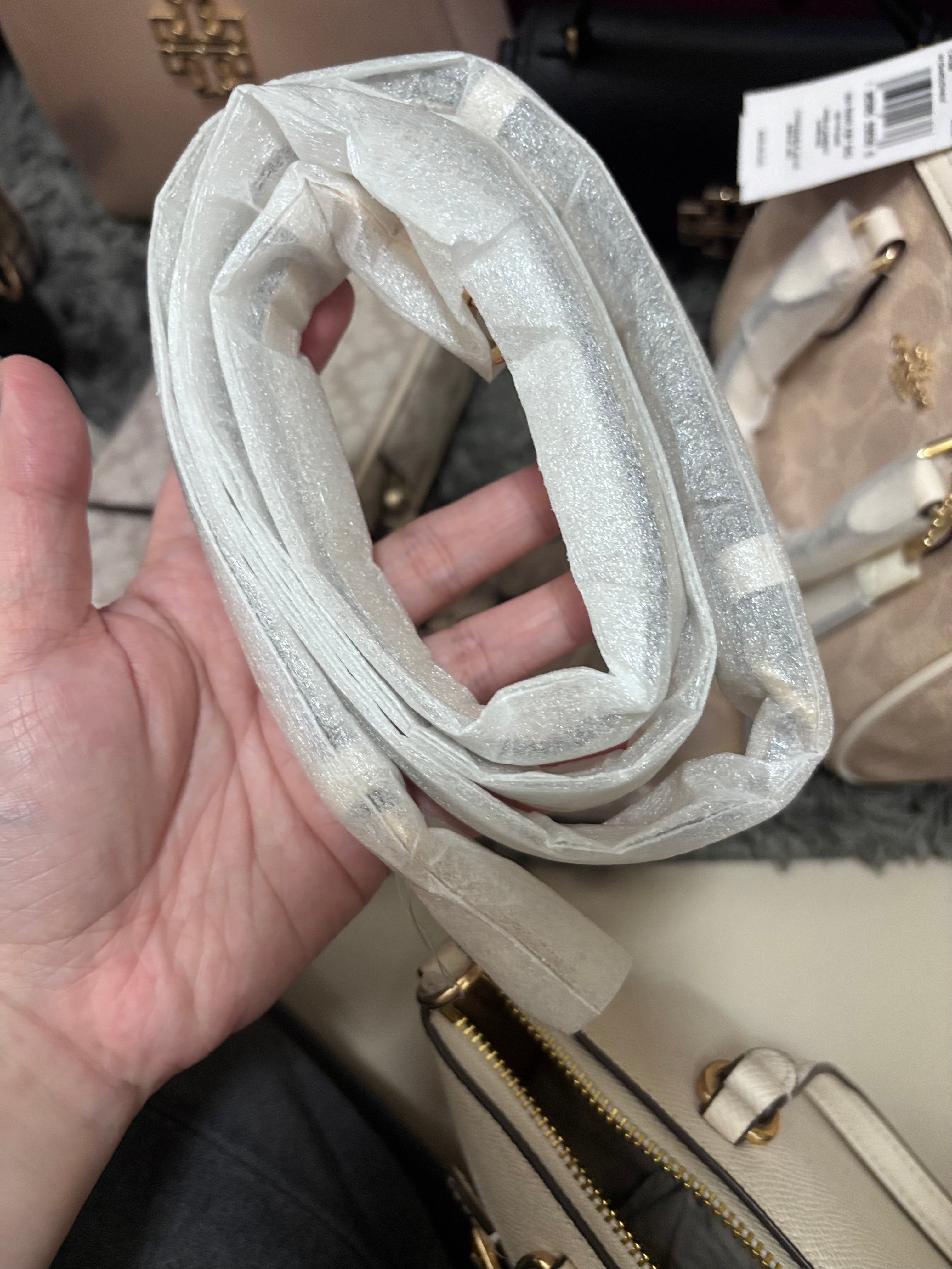 COACH Mini Gallery Crossbody Gold/Chalk