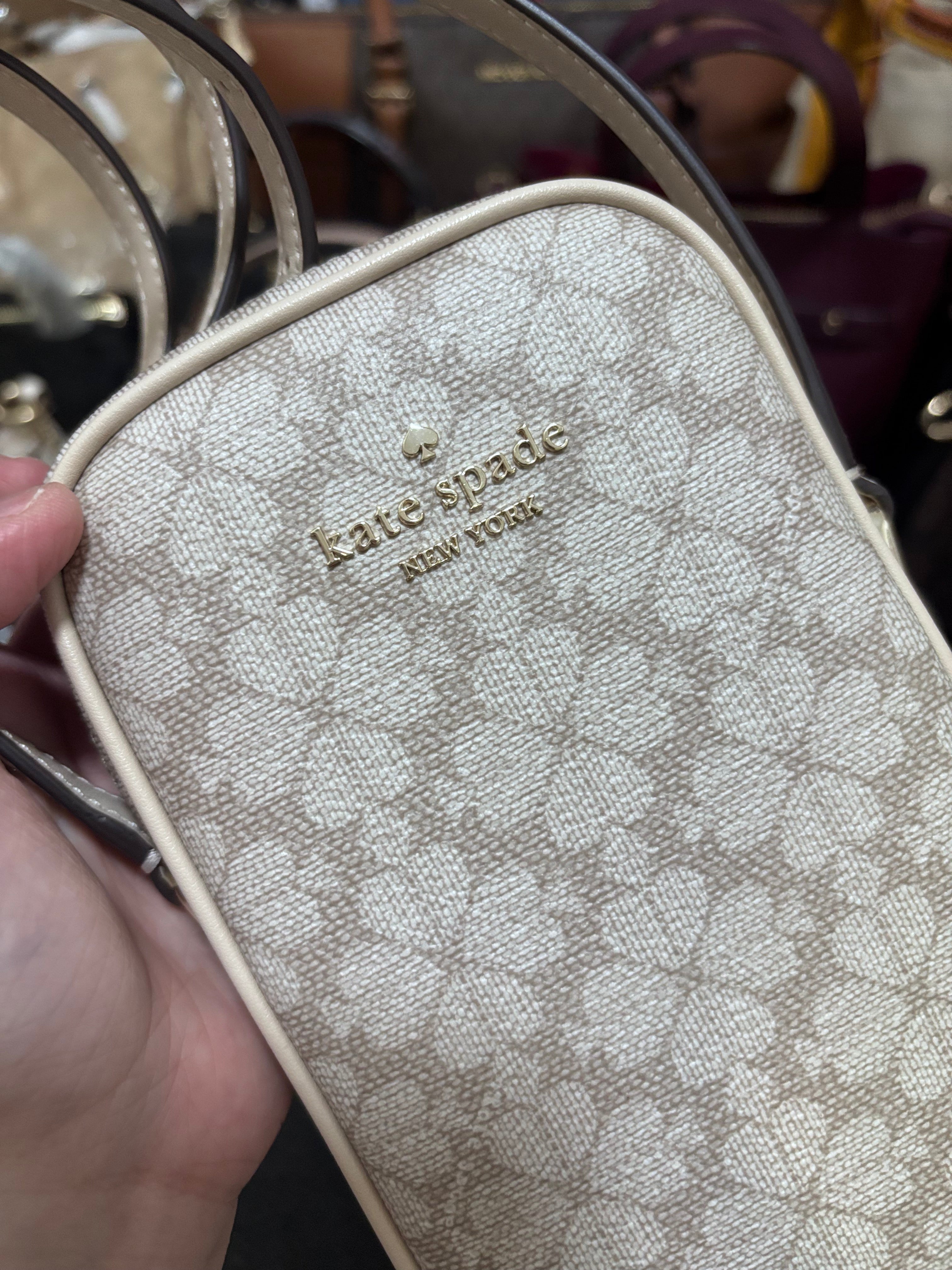 KATE SPADE Spade Flower North South Zip Phone Crossbody
