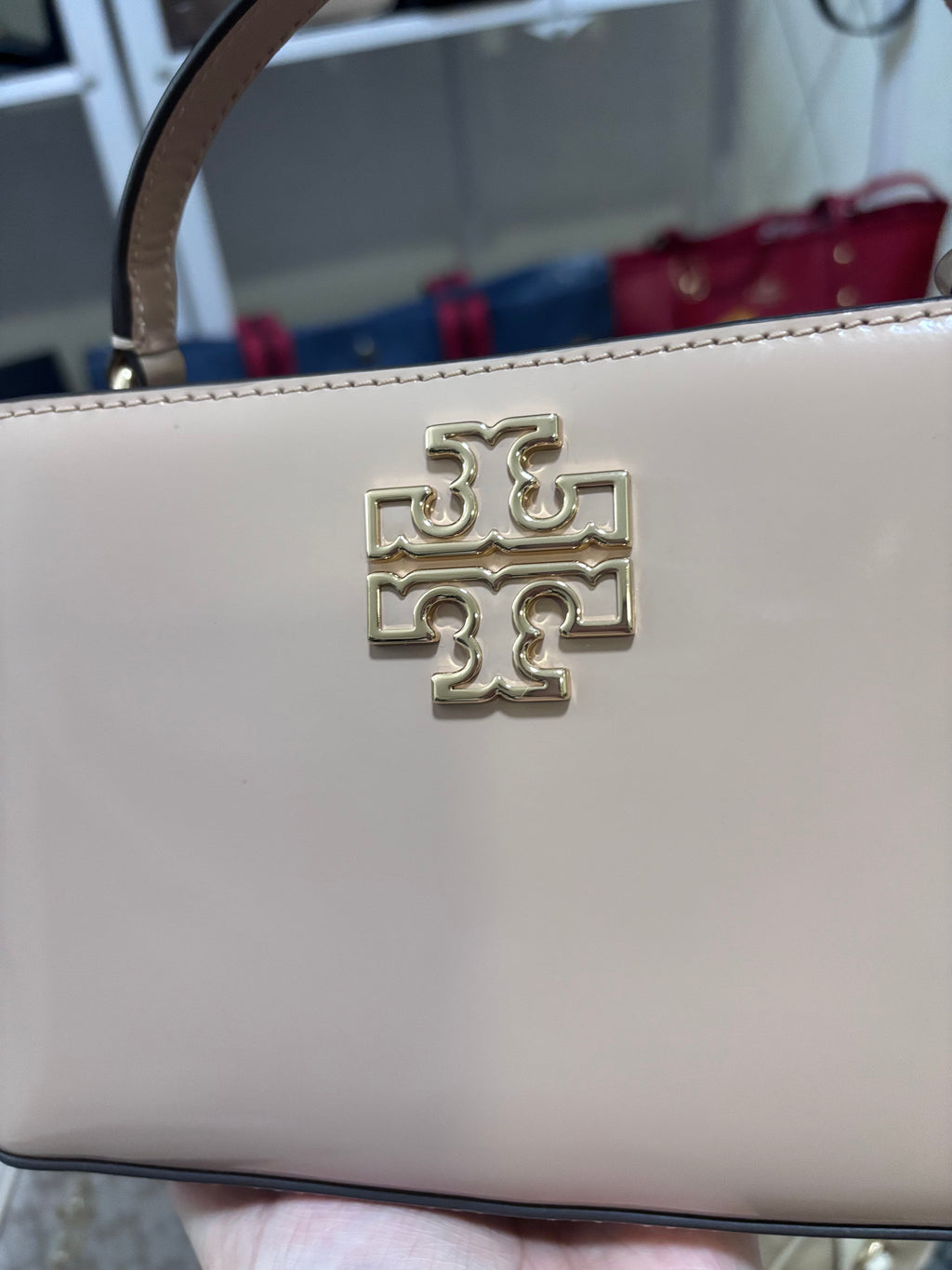 TORY BURCH Mini Top Handle Sling Britten - Devon Sand