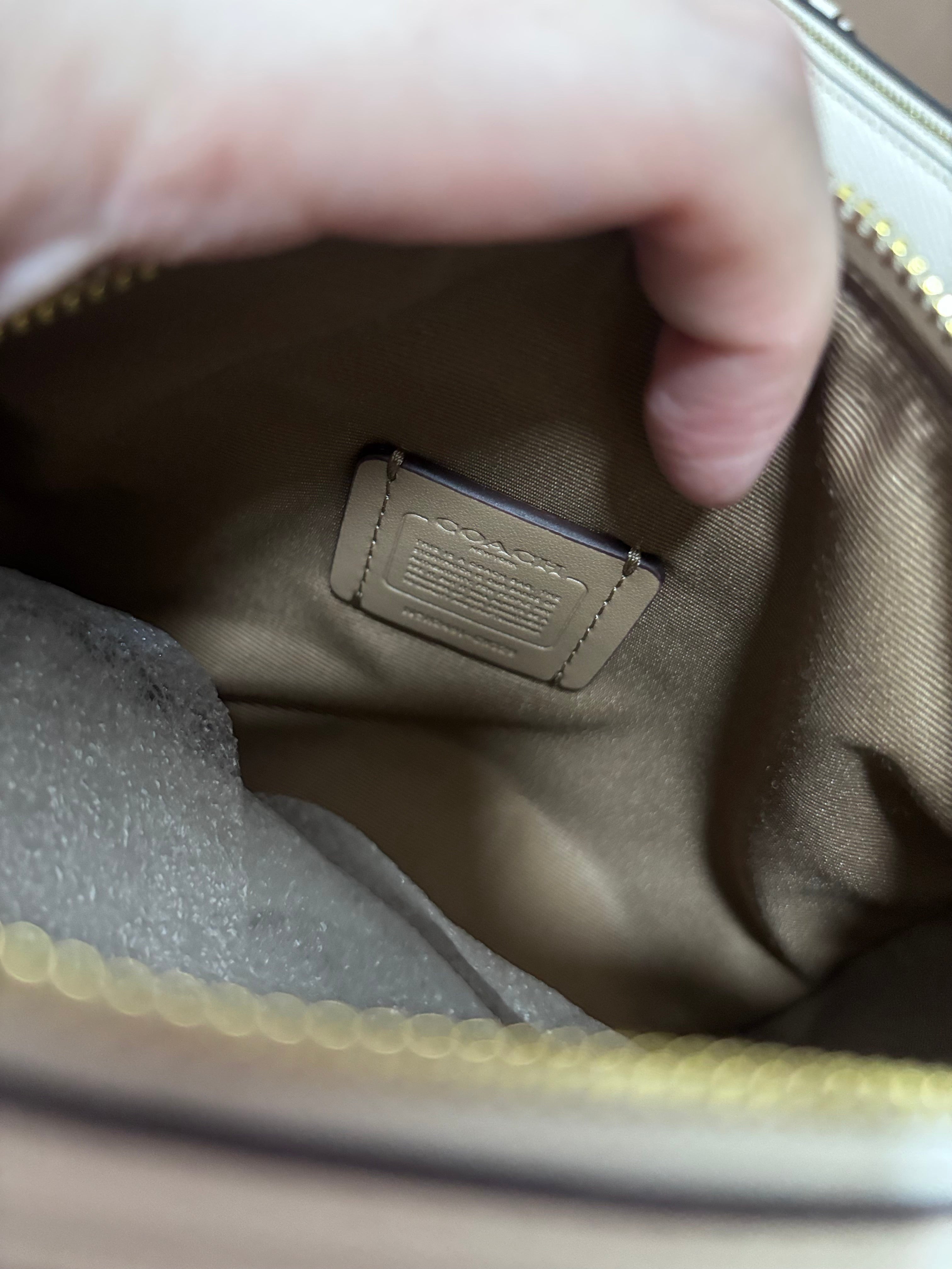 COACH Mini Rowan Satchel In Blocked Signature Canvas