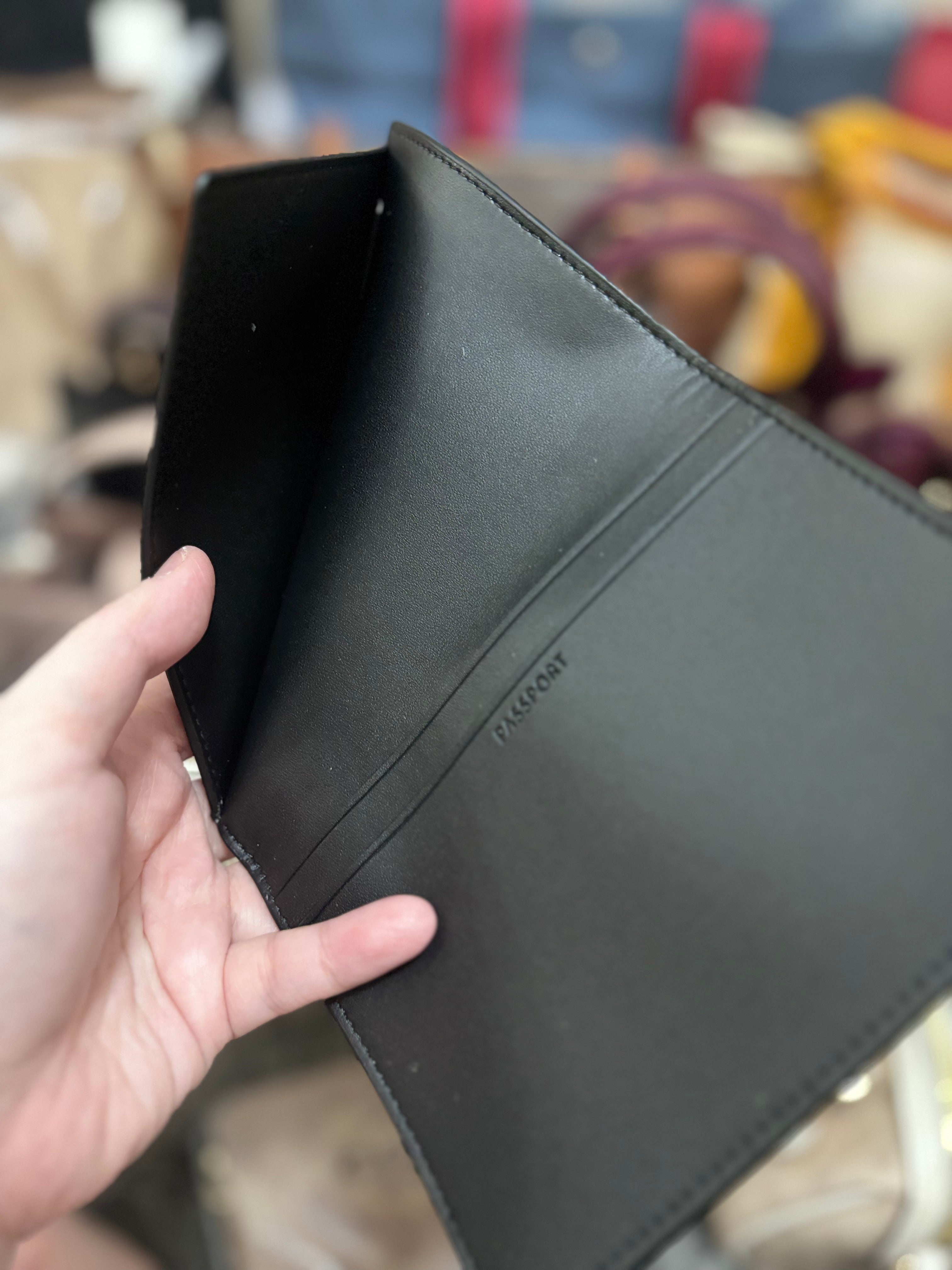 COACH Passport Case In Signature Canvas